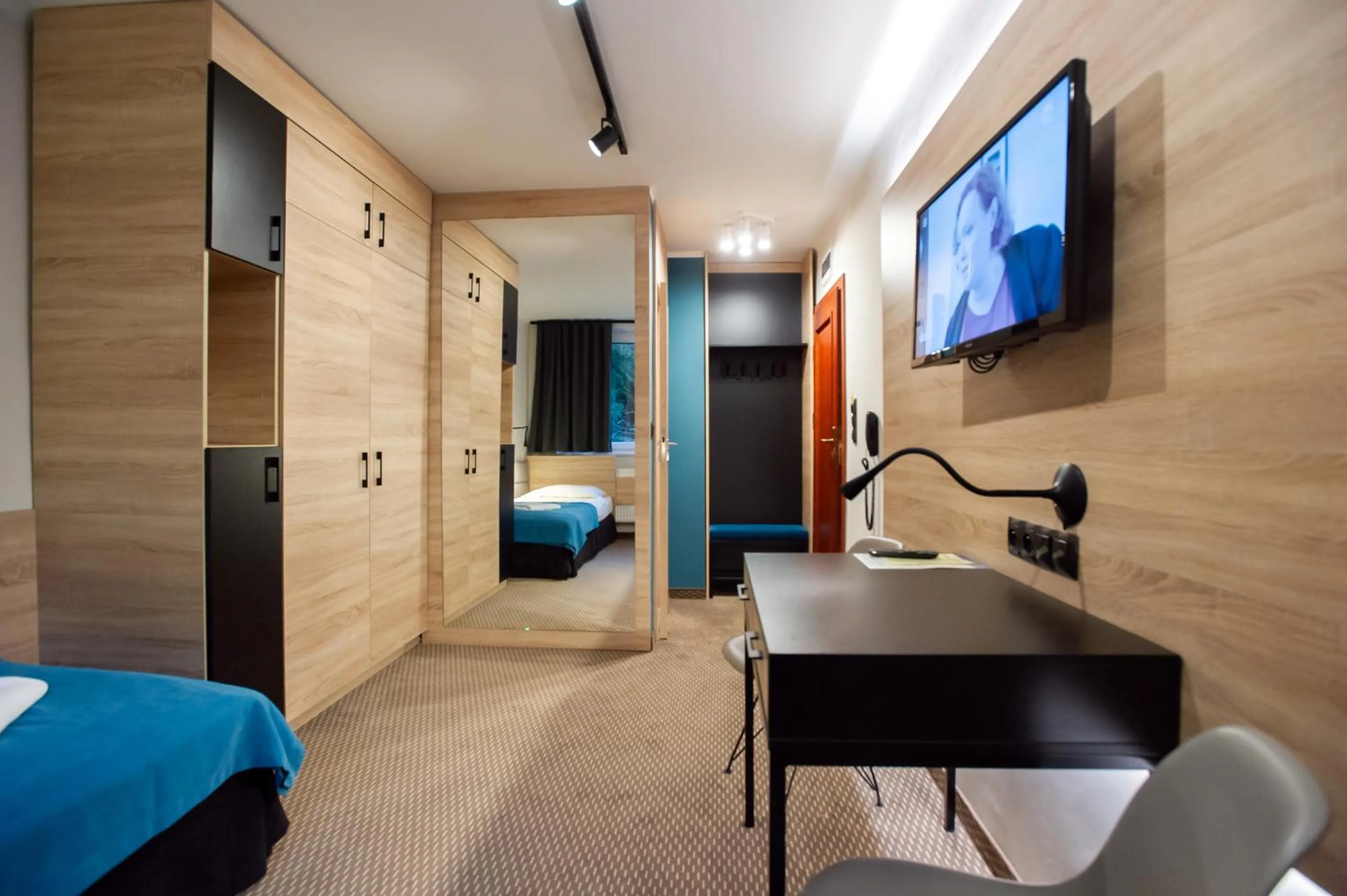 Bed in Hotel Halo Szczyrk