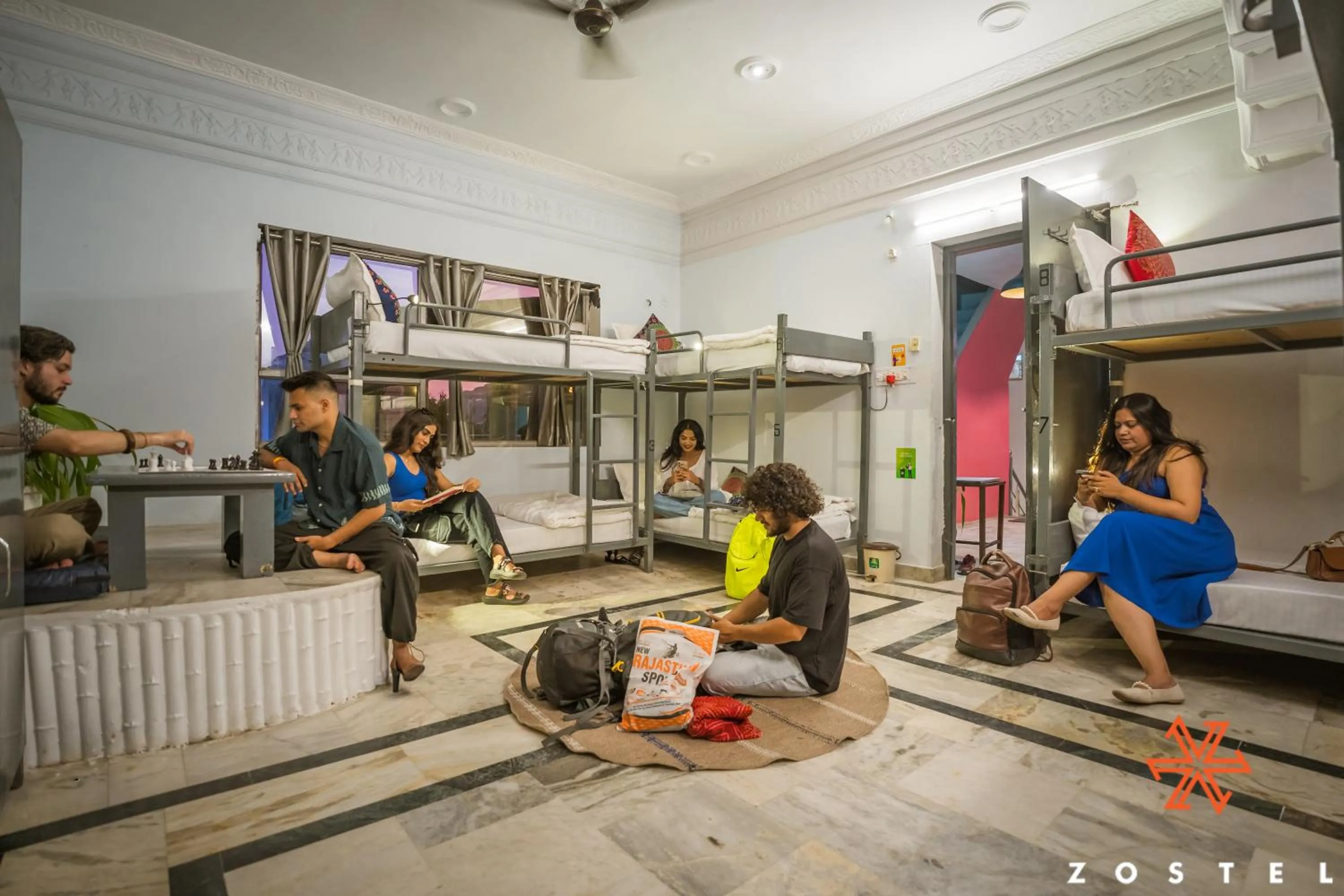 People in Zostel Pushkar