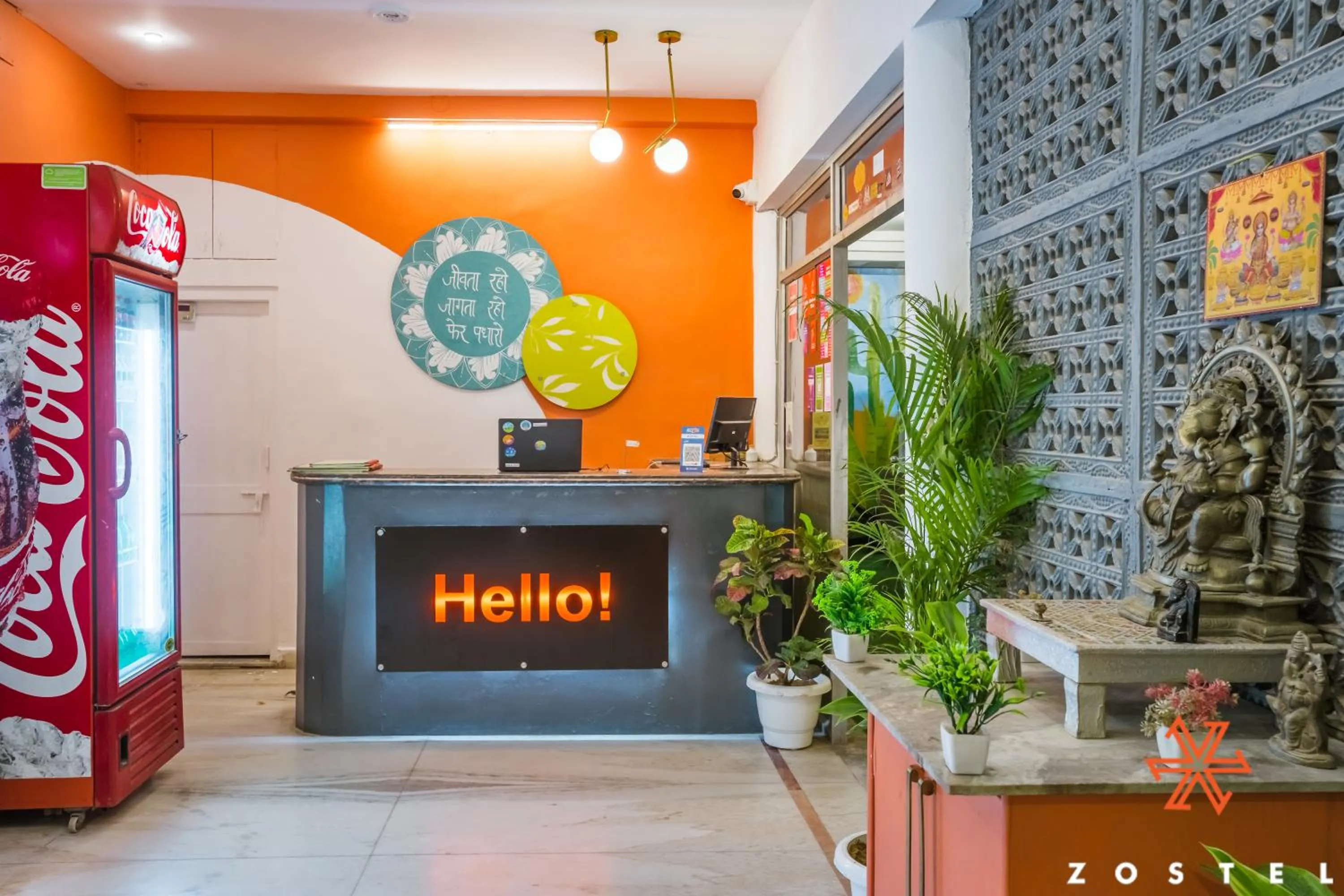 Lobby or reception in Zostel Pushkar