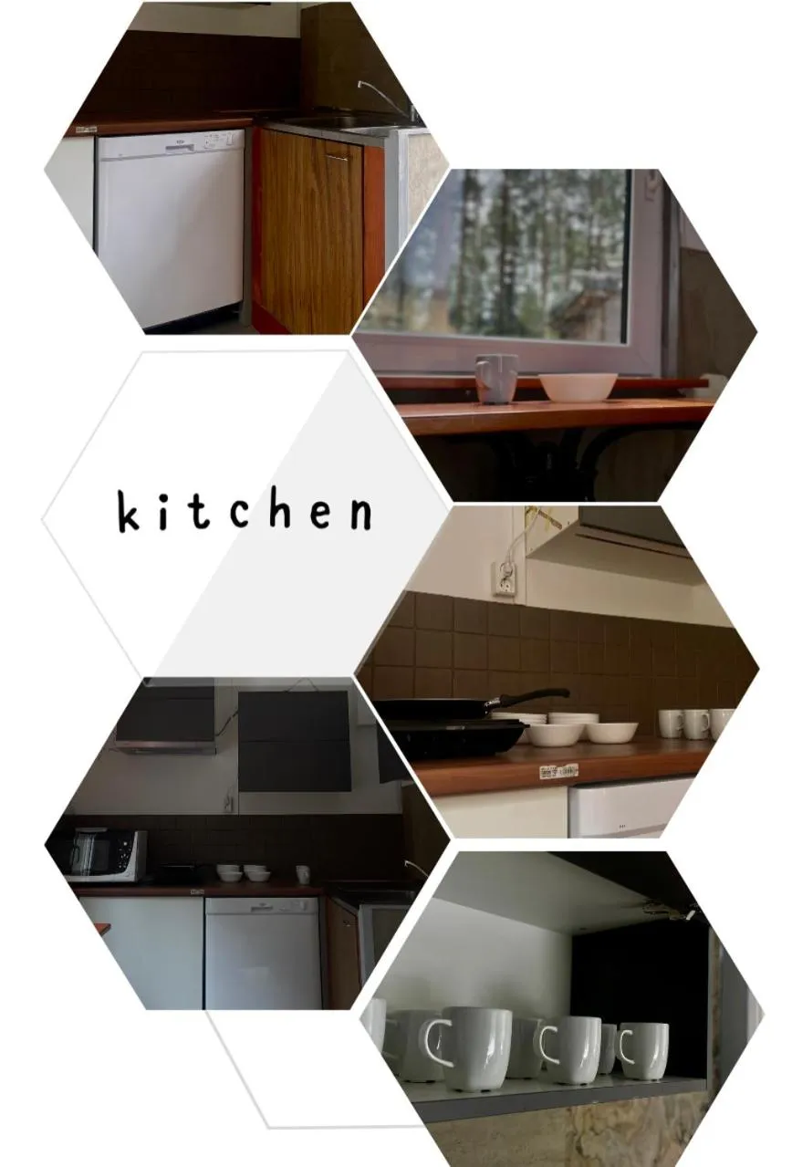 Kitchen or kitchenette in Asikkalan Motelli