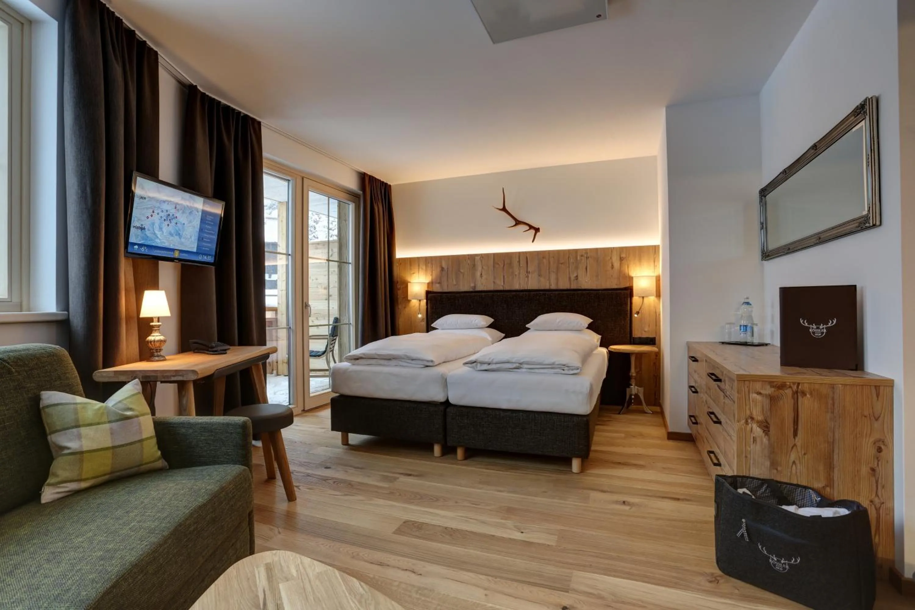 Photo of the whole room, Bed in Kösslerhof