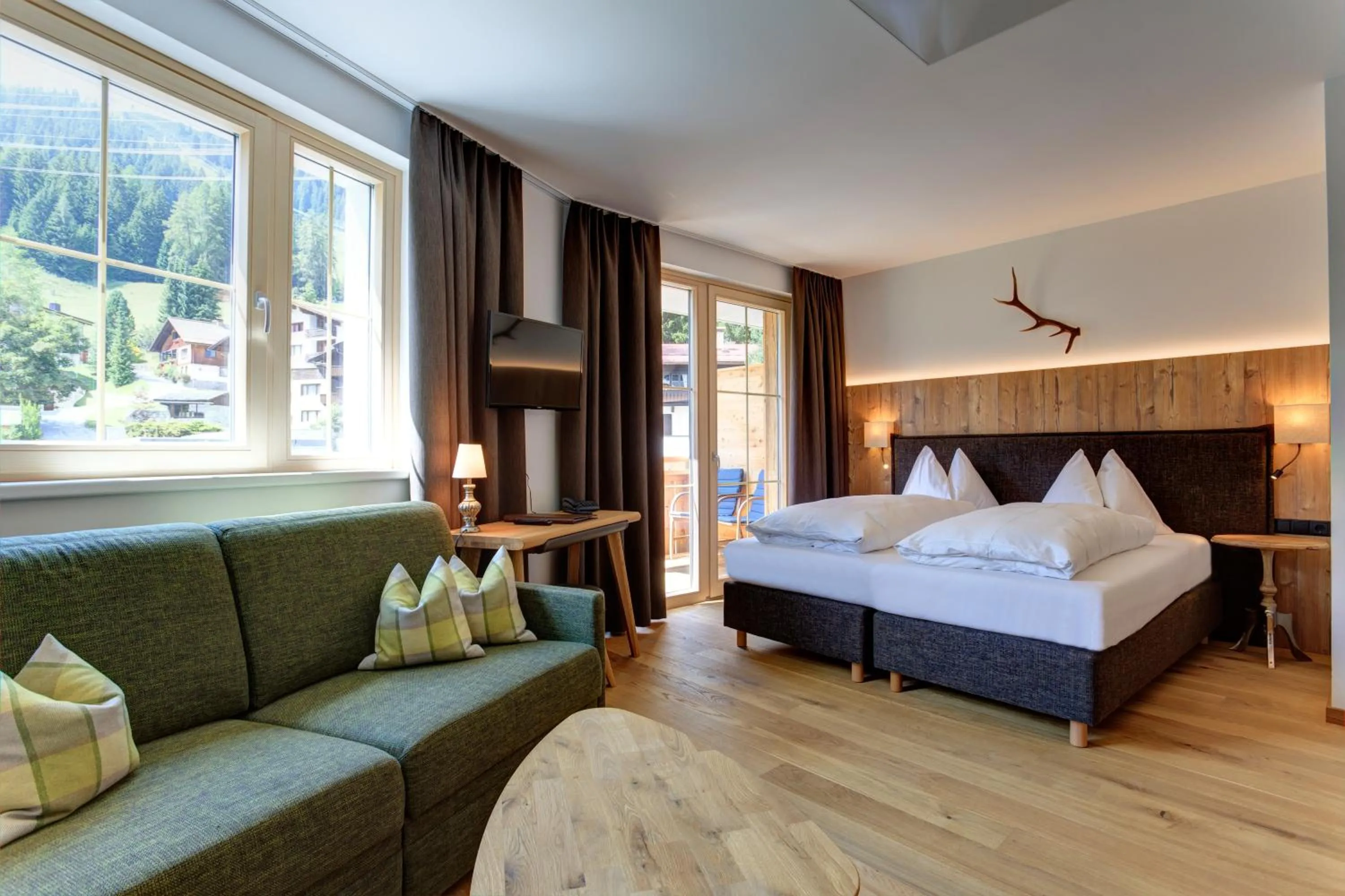 Photo of the whole room, Bed in Kösslerhof