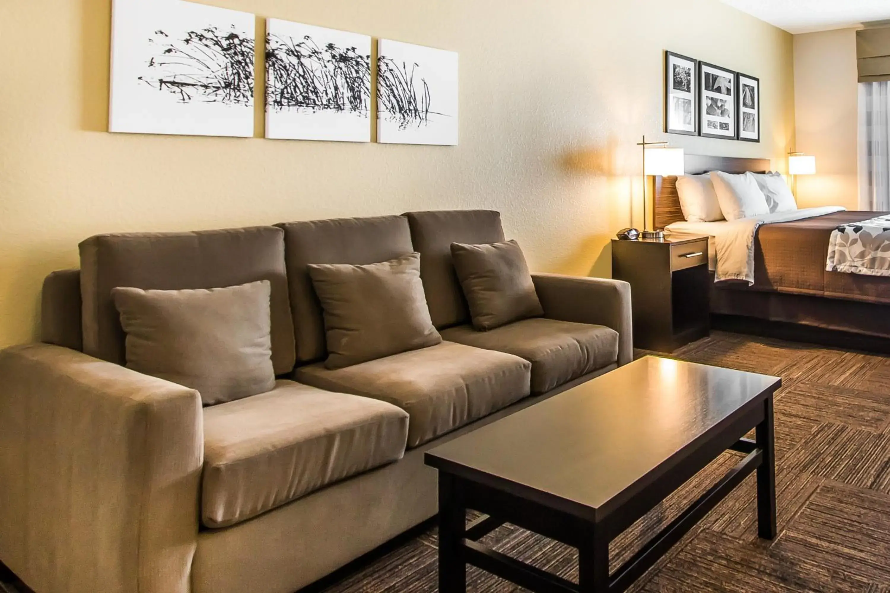 Seating area, Bed in Wingate by Wyndham Jonesboro Hodge Seating area, Bed in Wingate by Wyndham Jonesboro Hodge