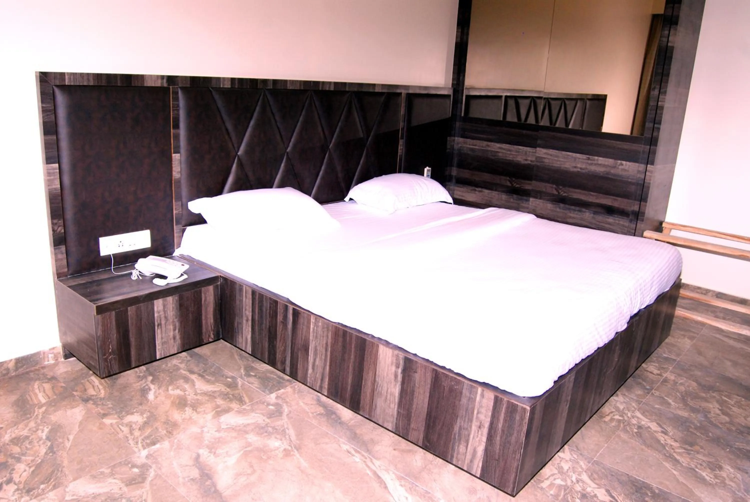 Photo of the whole room, Bed in Hotel Apaar