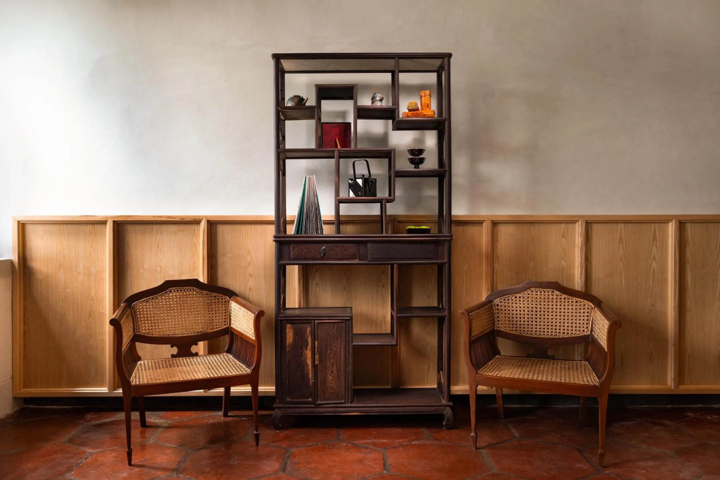 Seating area in Cheong Fatt Tze - The Qing Suites