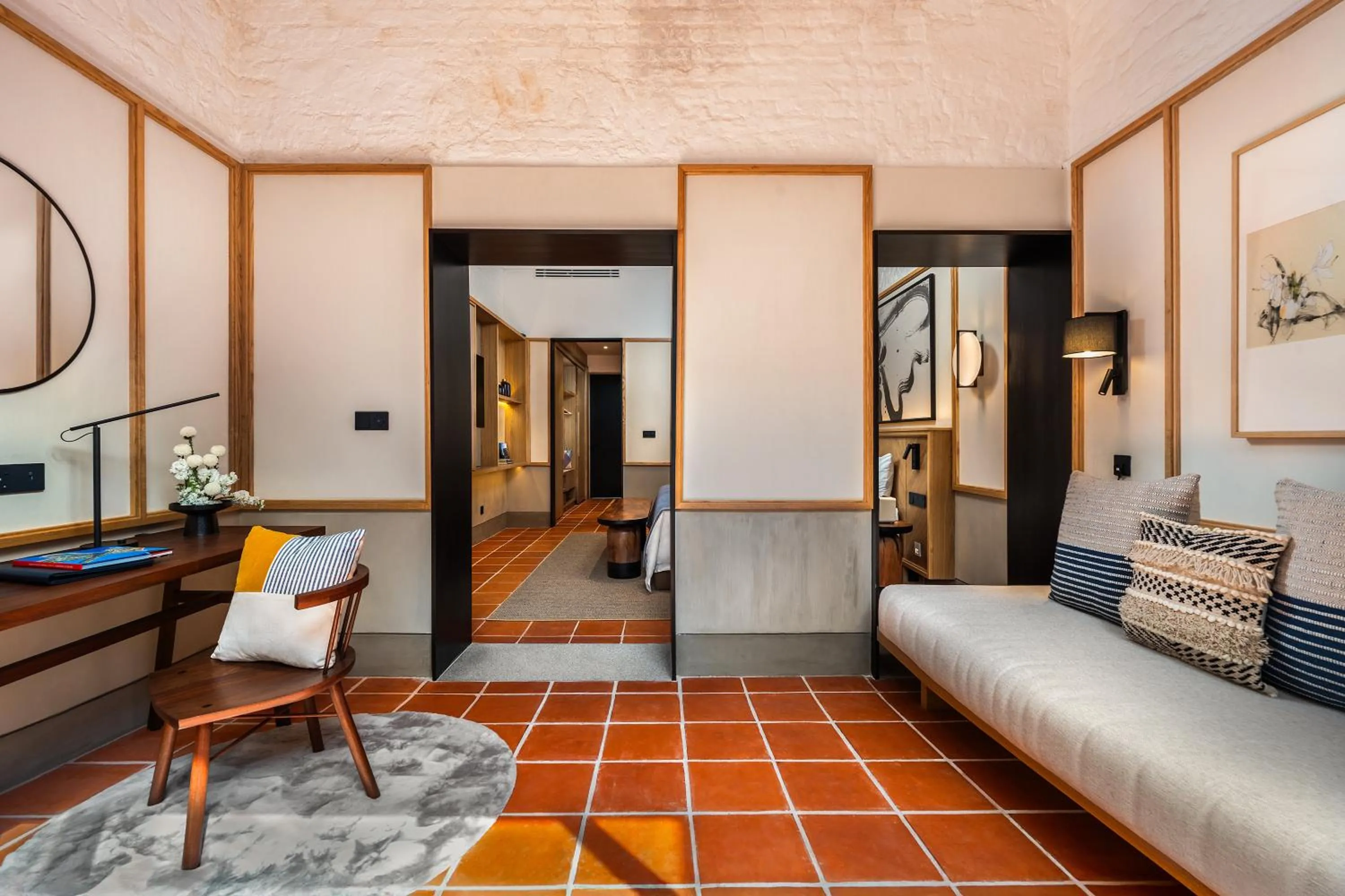 Seating area in Cheong Fatt Tze - The Qing Suites