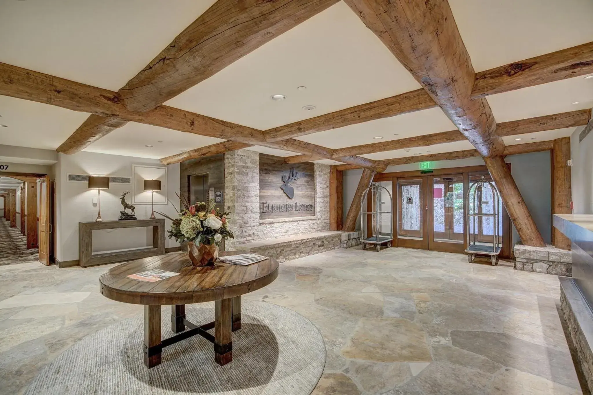 Lobby or reception in Elkhorn Lodge, A Vail Resorts Property Lobby or reception in Elkhorn Lodge, A Vail Resorts Property