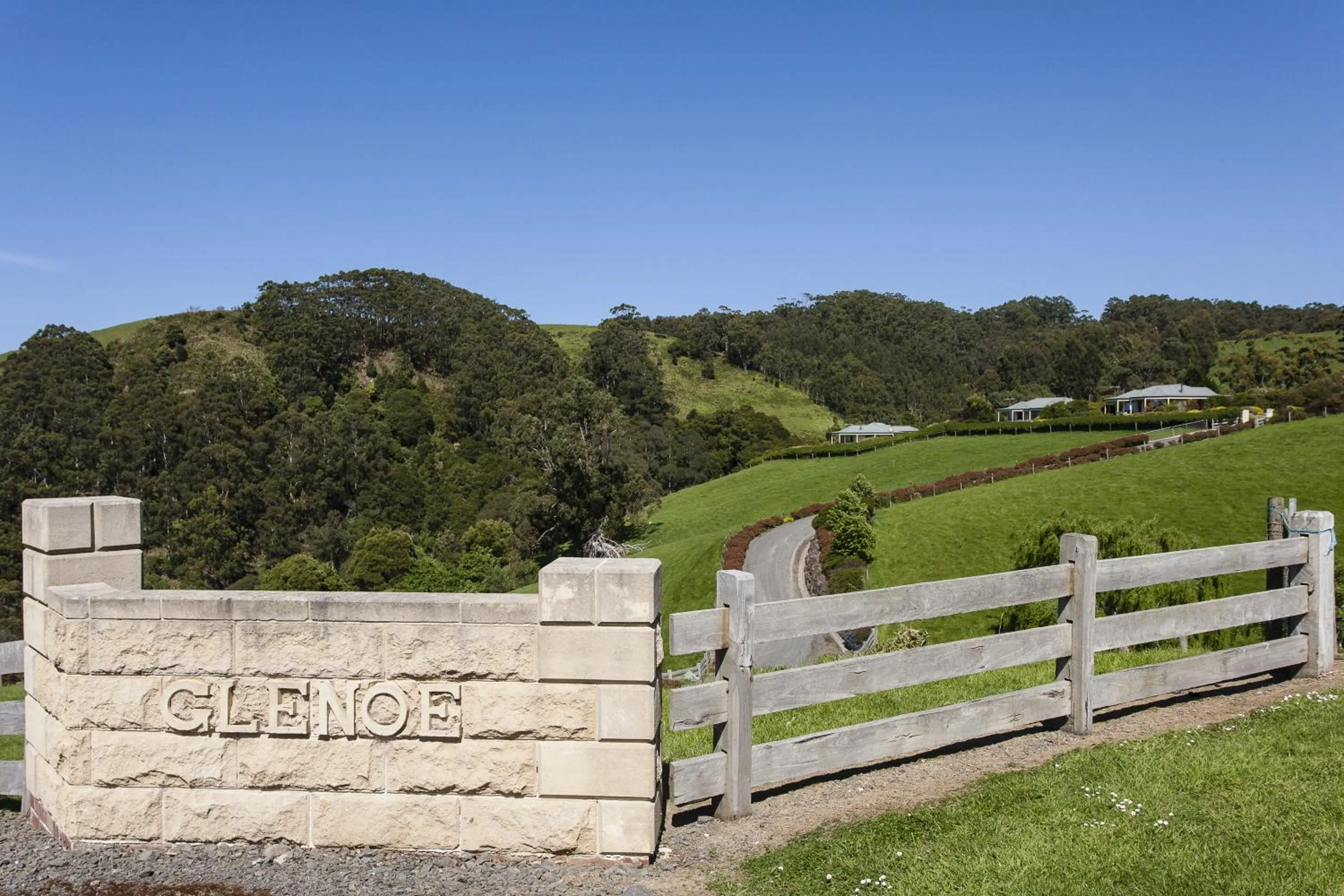 Day in Glenoe Cottages
