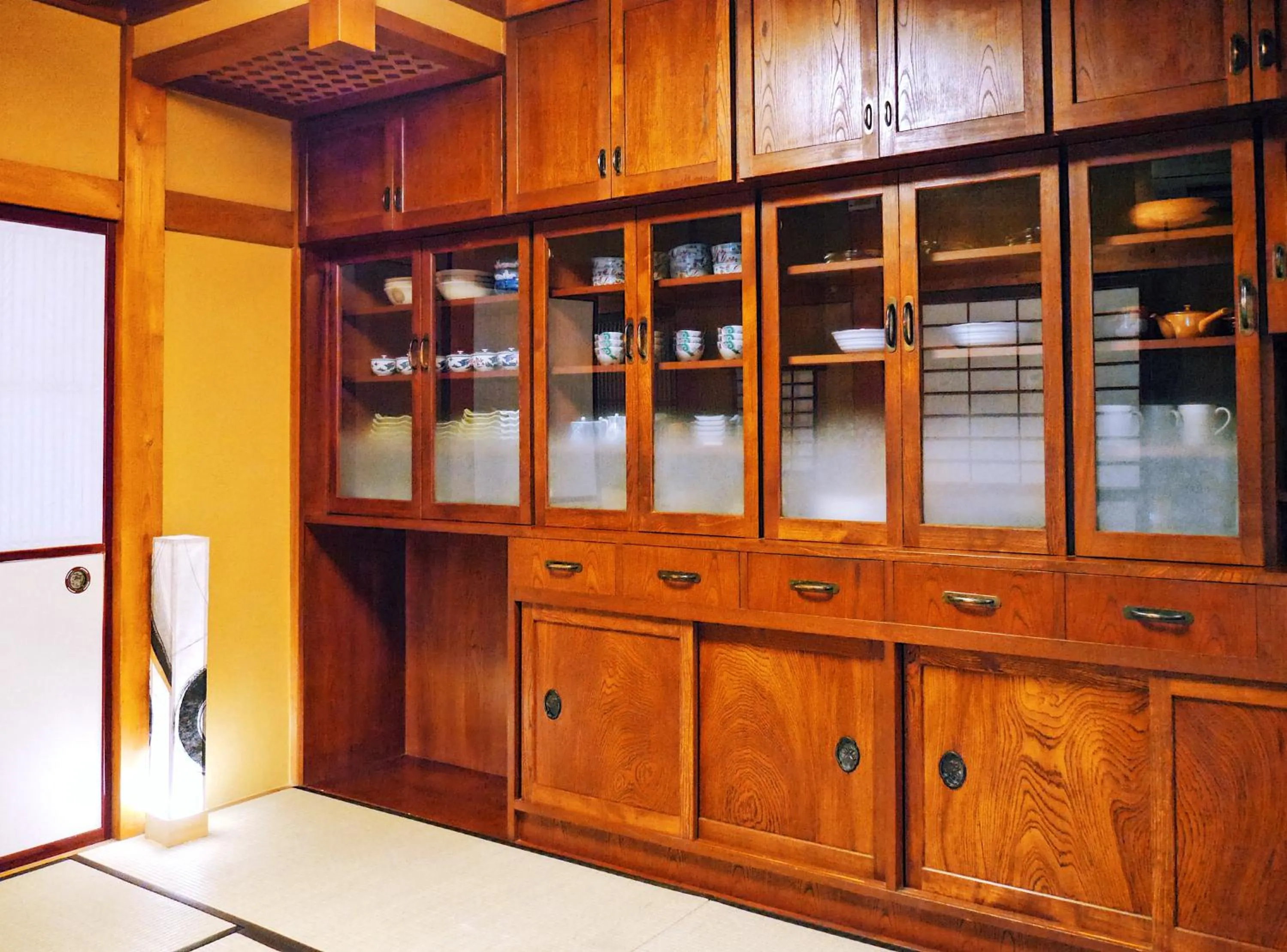 Decorative detail in K's Villa Hida-an