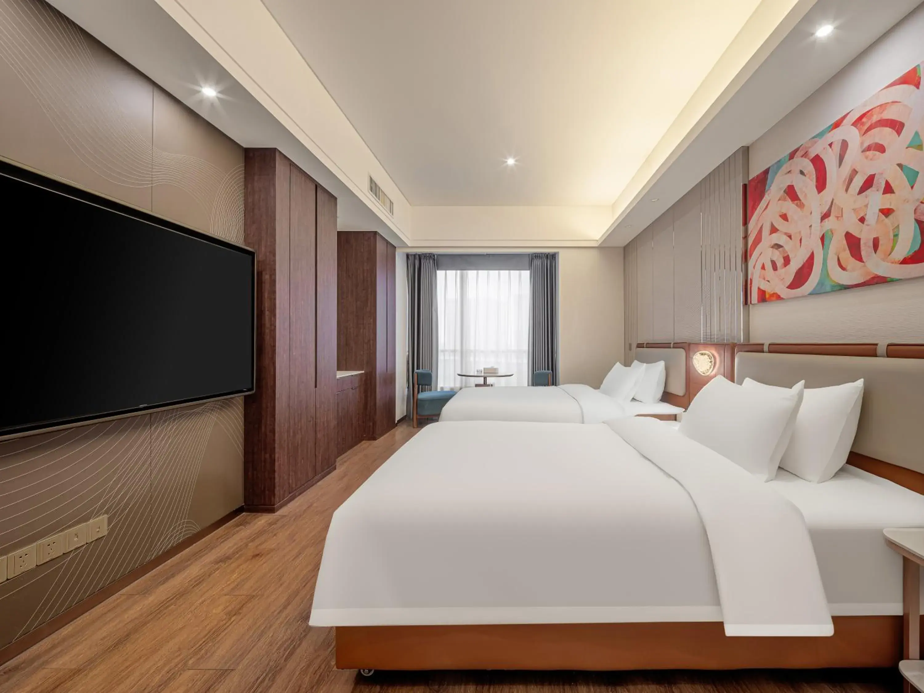 Bed in Dalian Zhongshan Square Seaview Meilun Hotel Bed in Dalian Zhongshan Square Seaview Meilun Hotel