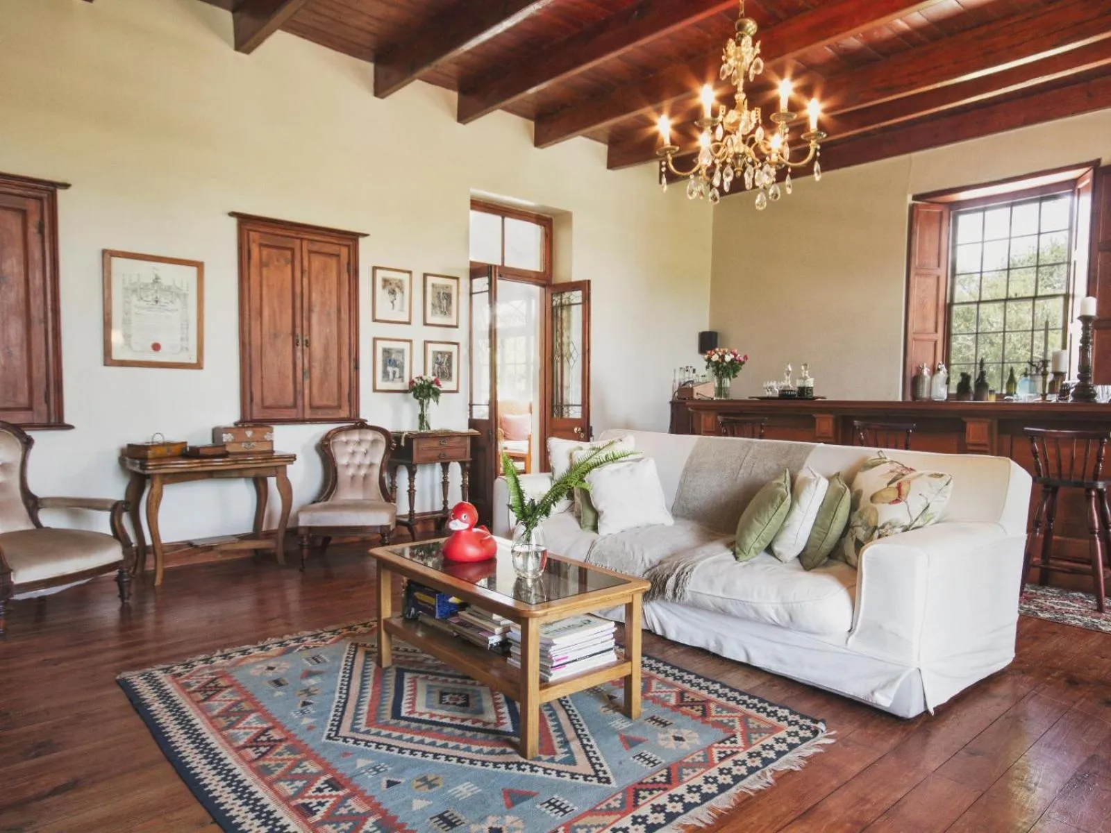 Lounge or bar in Schoone Oordt Country House