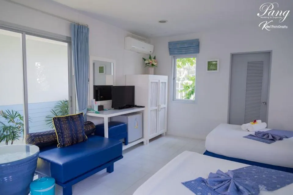 Bed in Blue Sky Resort