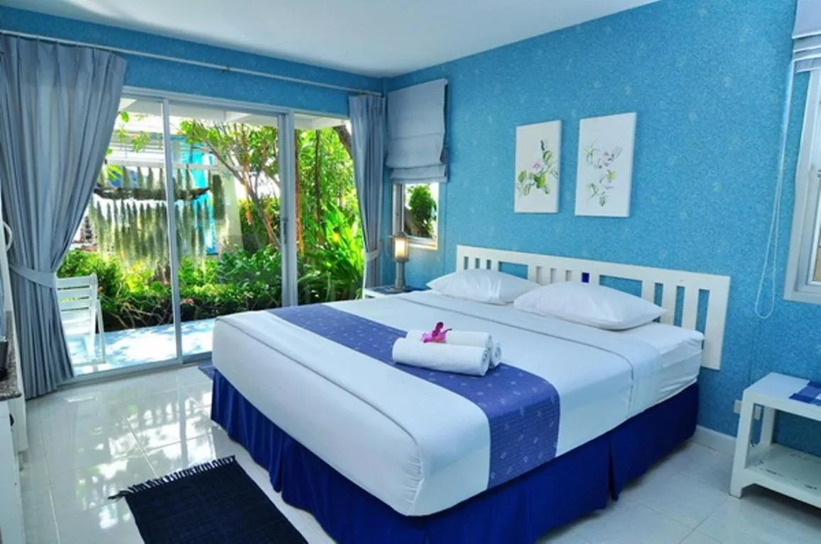 Bed in Blue Sky Resort