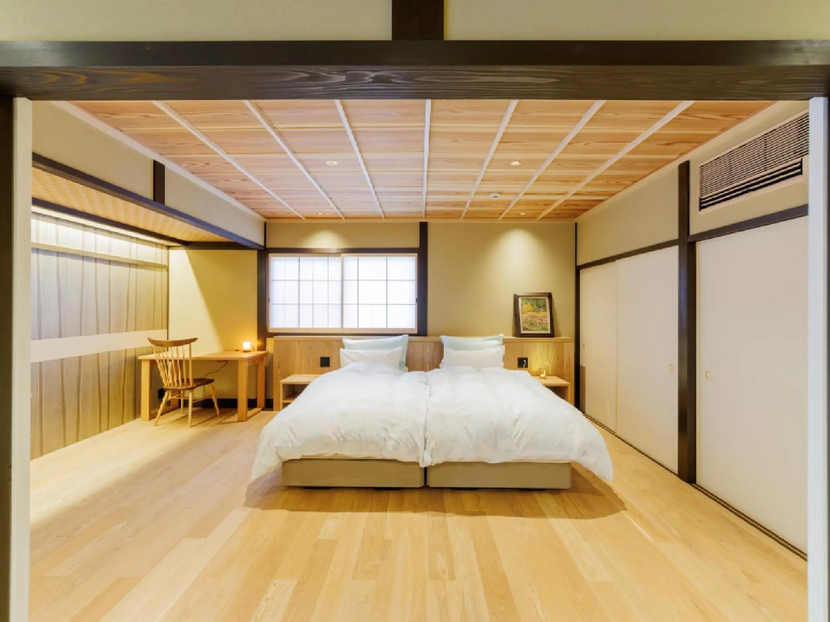 Photo of the whole room, Bed in Ryokan Kigusuriya Photo of the whole room, Bed in Ryokan Kigusuriya