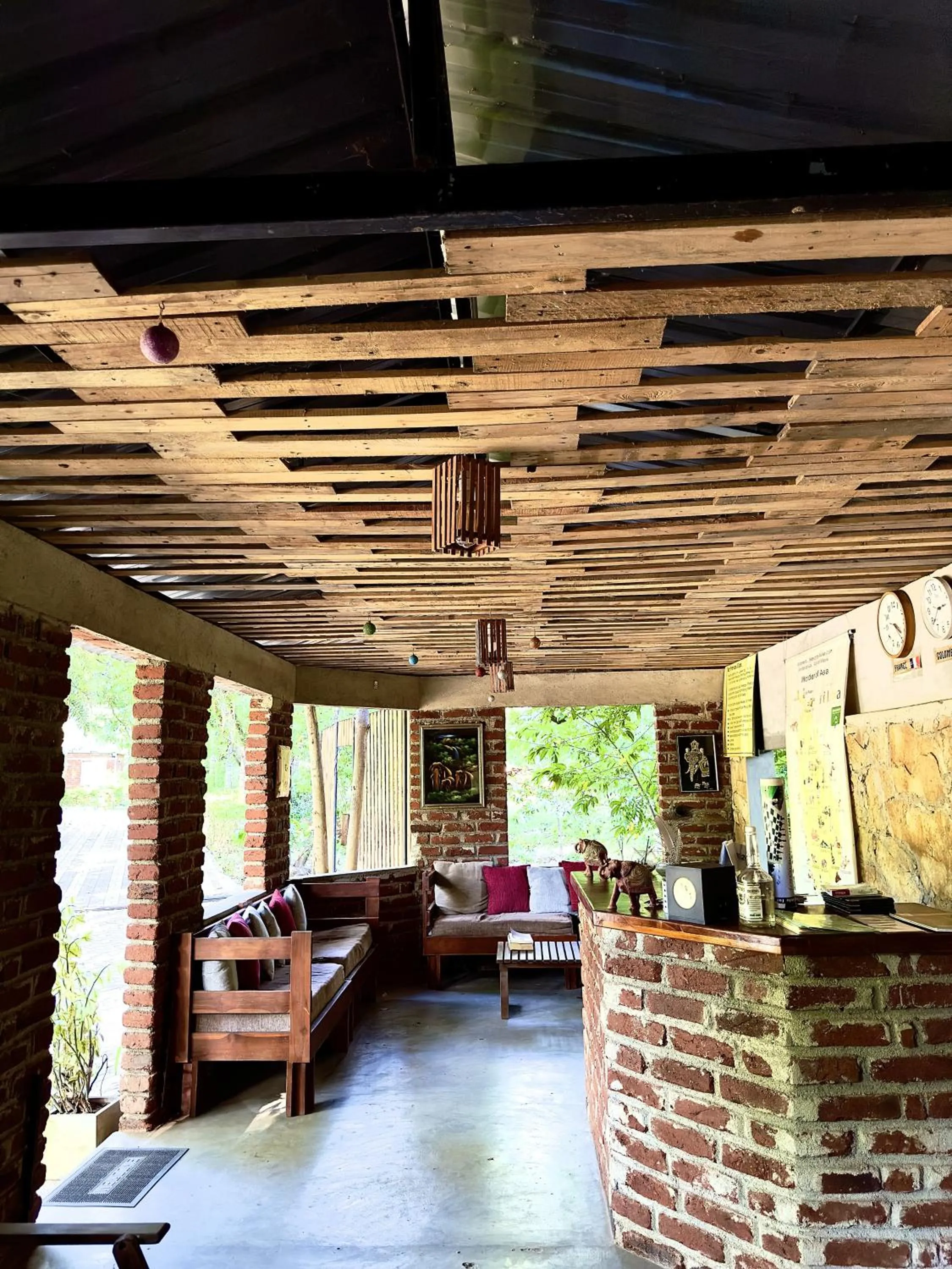 Seating area in Birds Paradise Inn