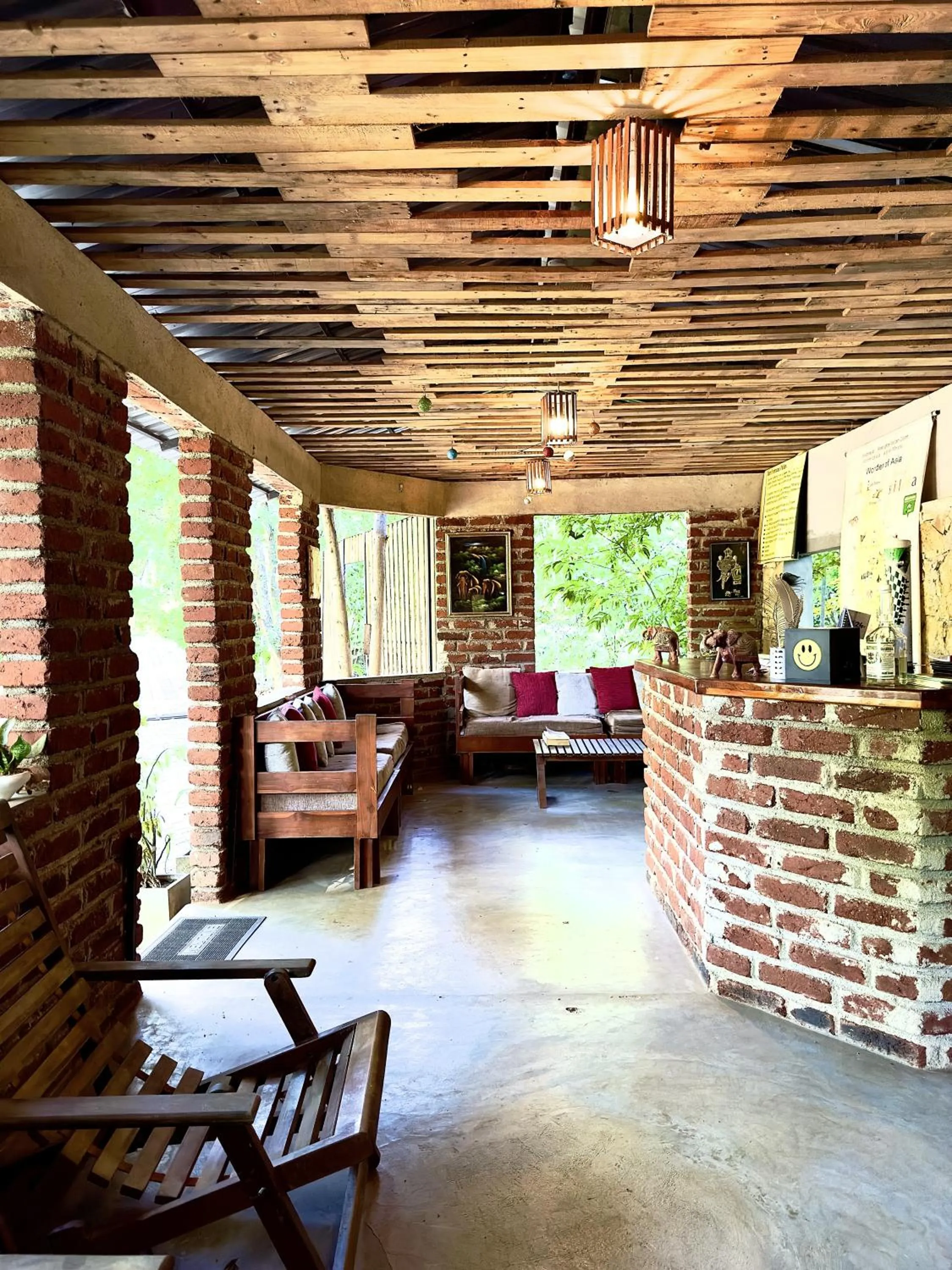 Seating area in Birds Paradise Inn