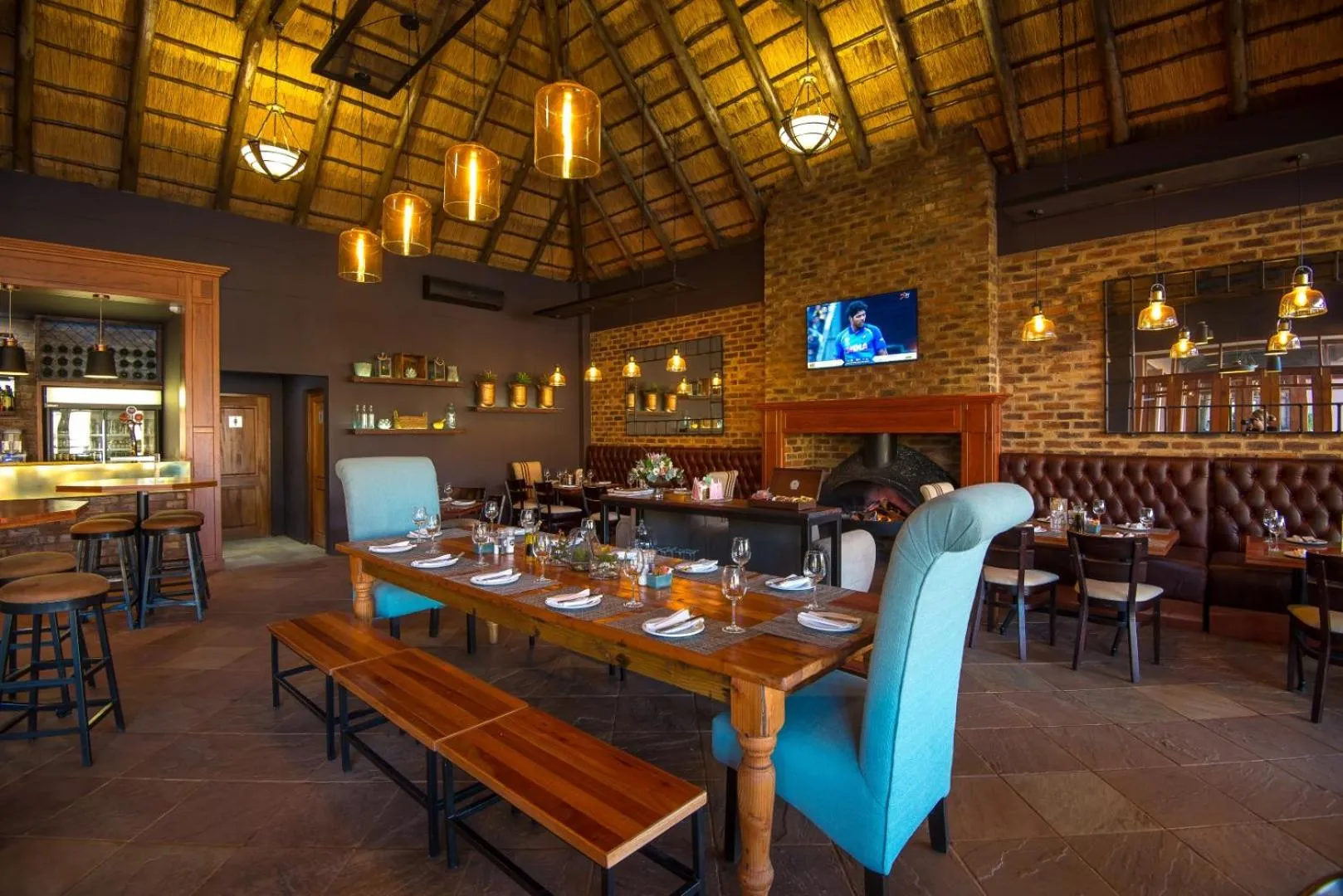 Restaurant/places to eat in Kloofzicht Lodge & Spa
