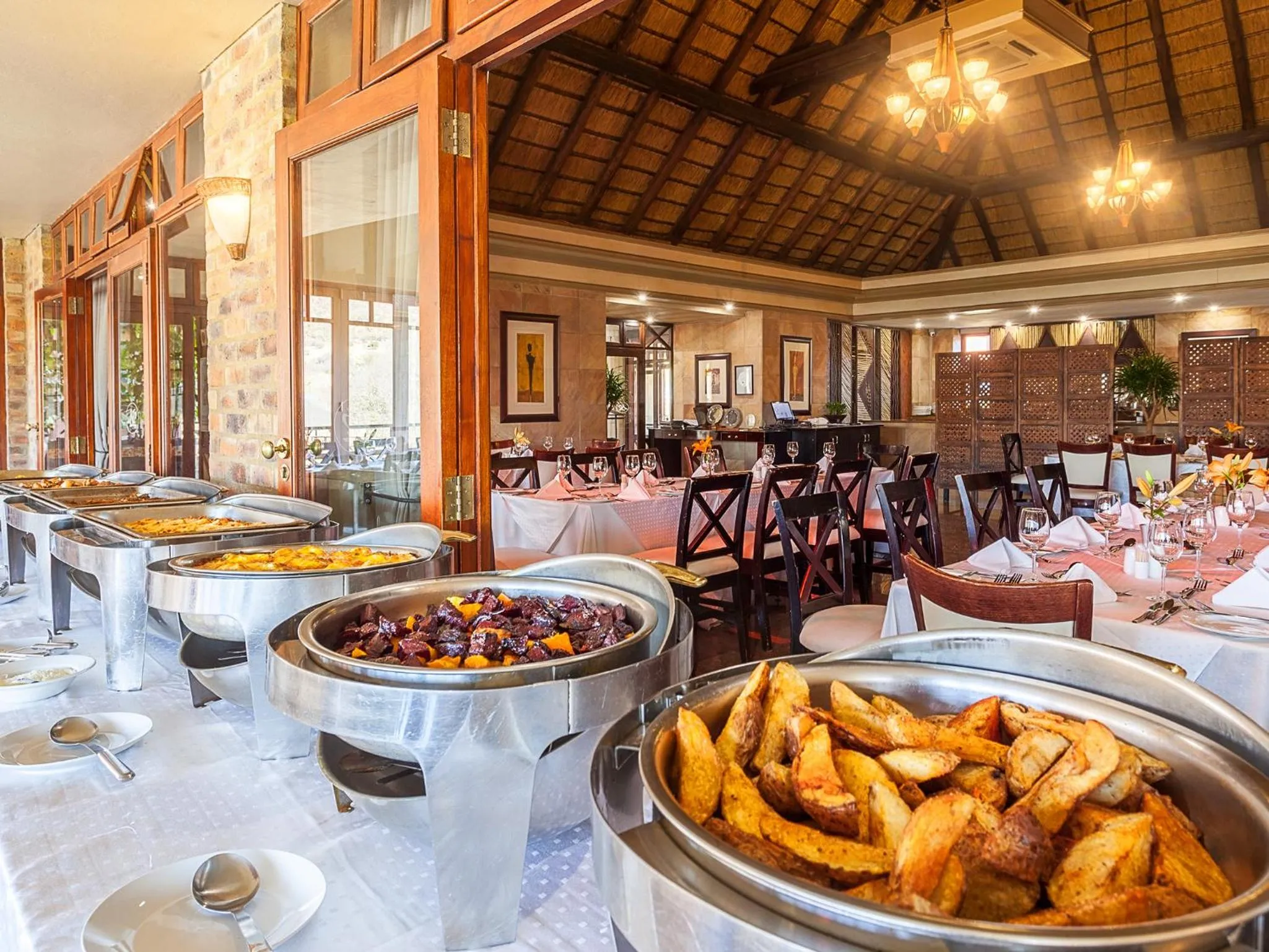 Restaurant/places to eat in Kloofzicht Lodge & Spa