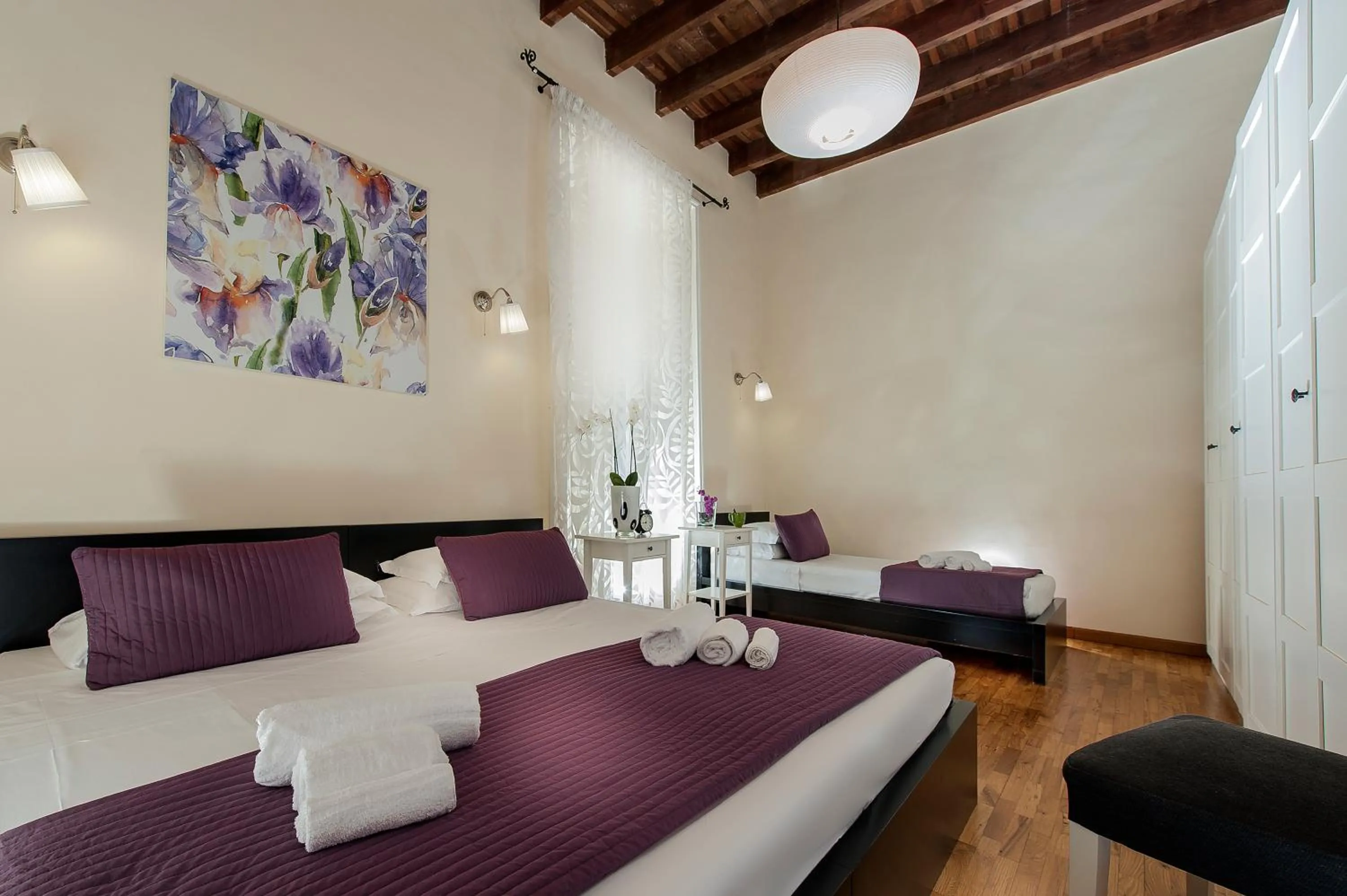 Bedroom, Bed in FL Apartments Charming Flat in the heart of Trastevere