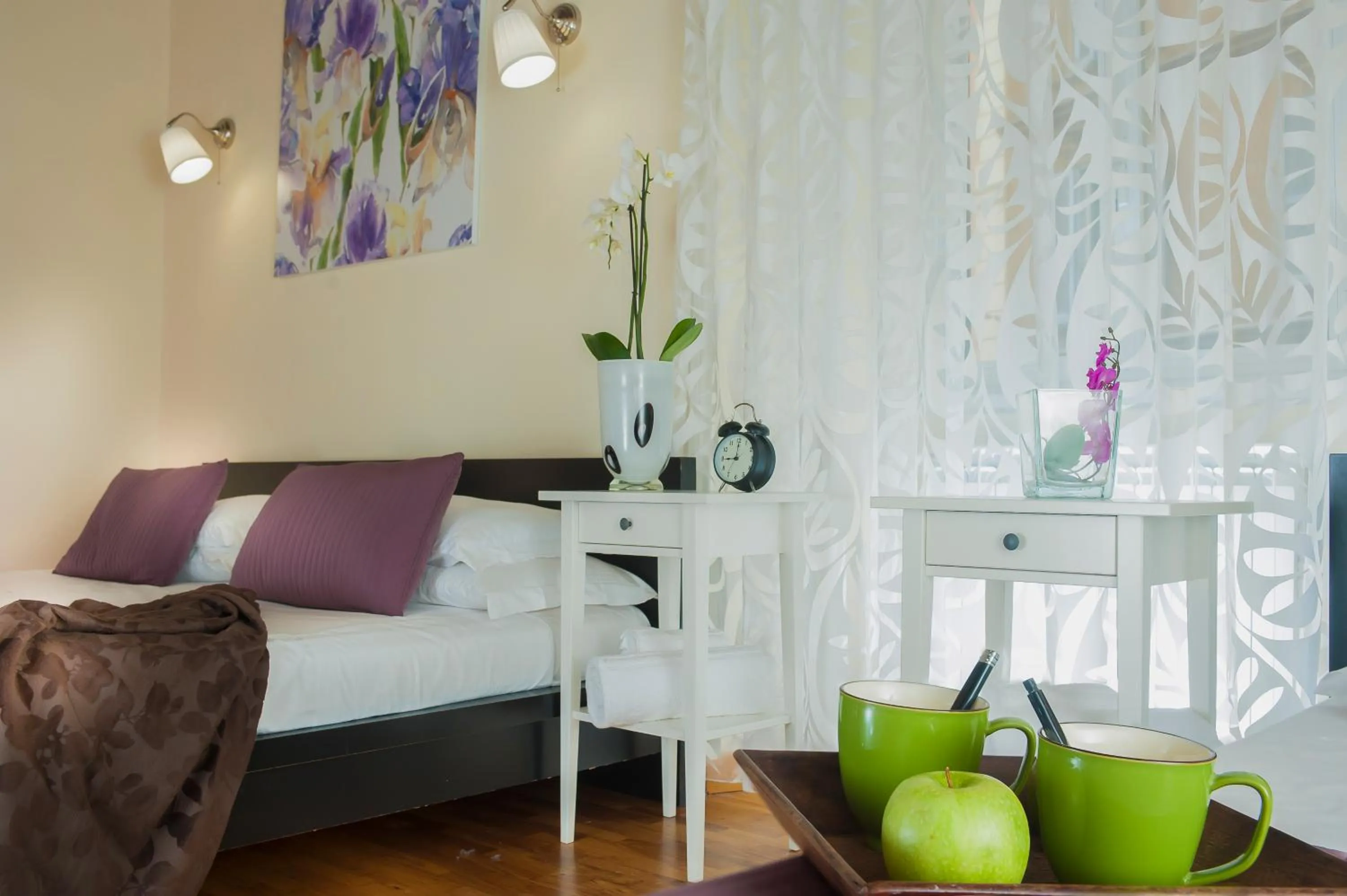 Bedroom, Bed in FL Apartments Charming Flat in the heart of Trastevere