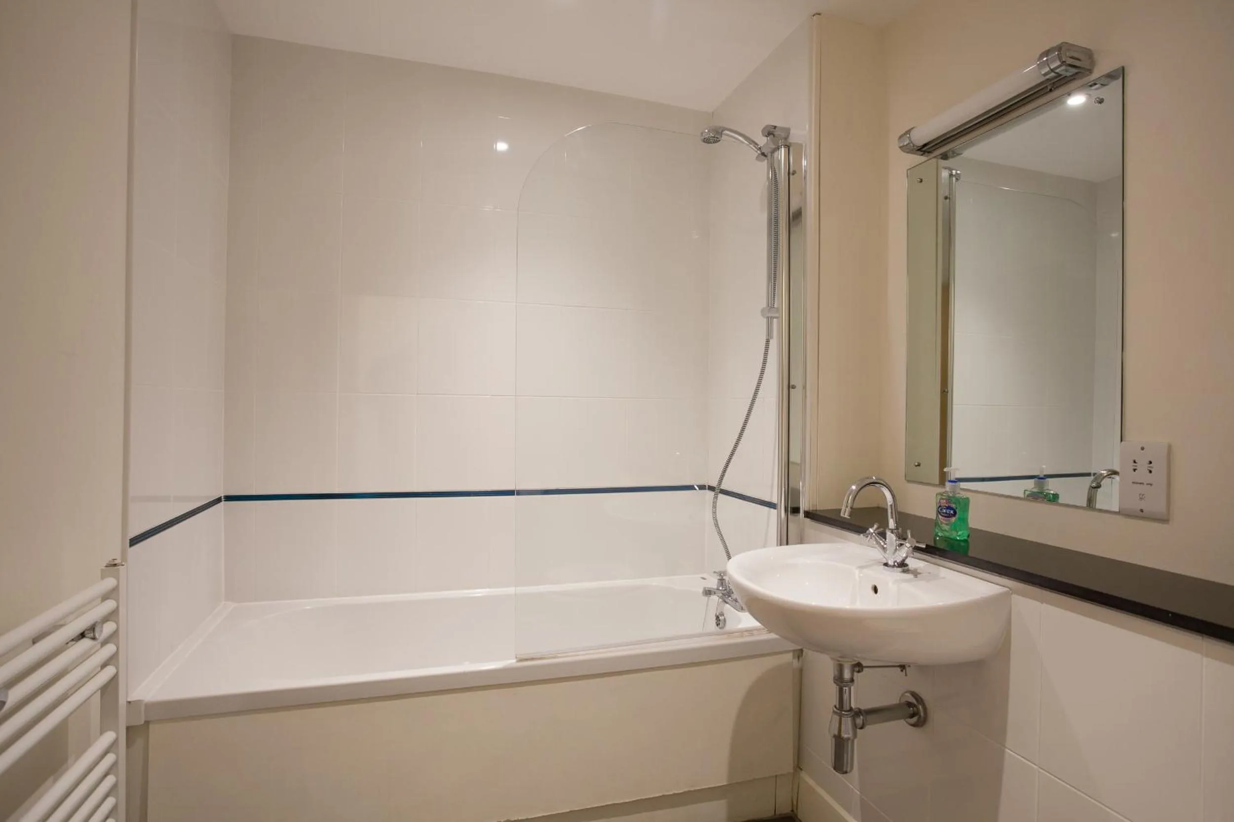Shower in Old School Apartments Highland Club