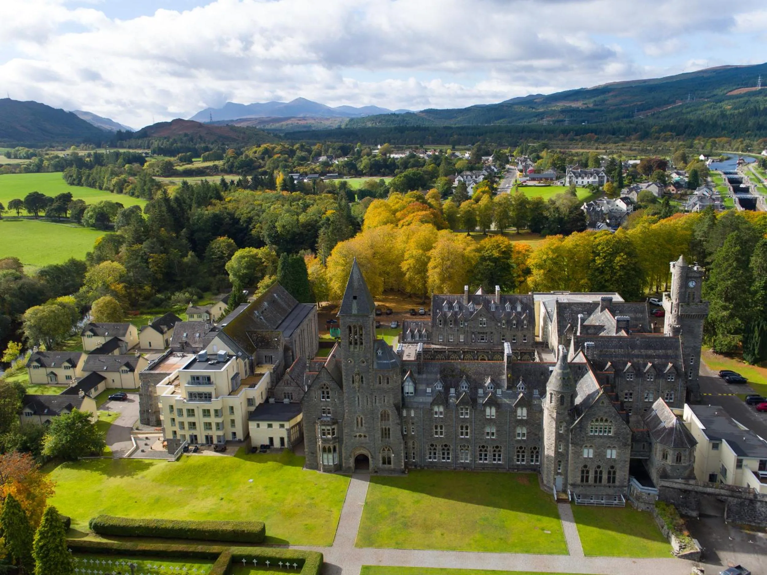 Property building in Old School Apartments Highland Club