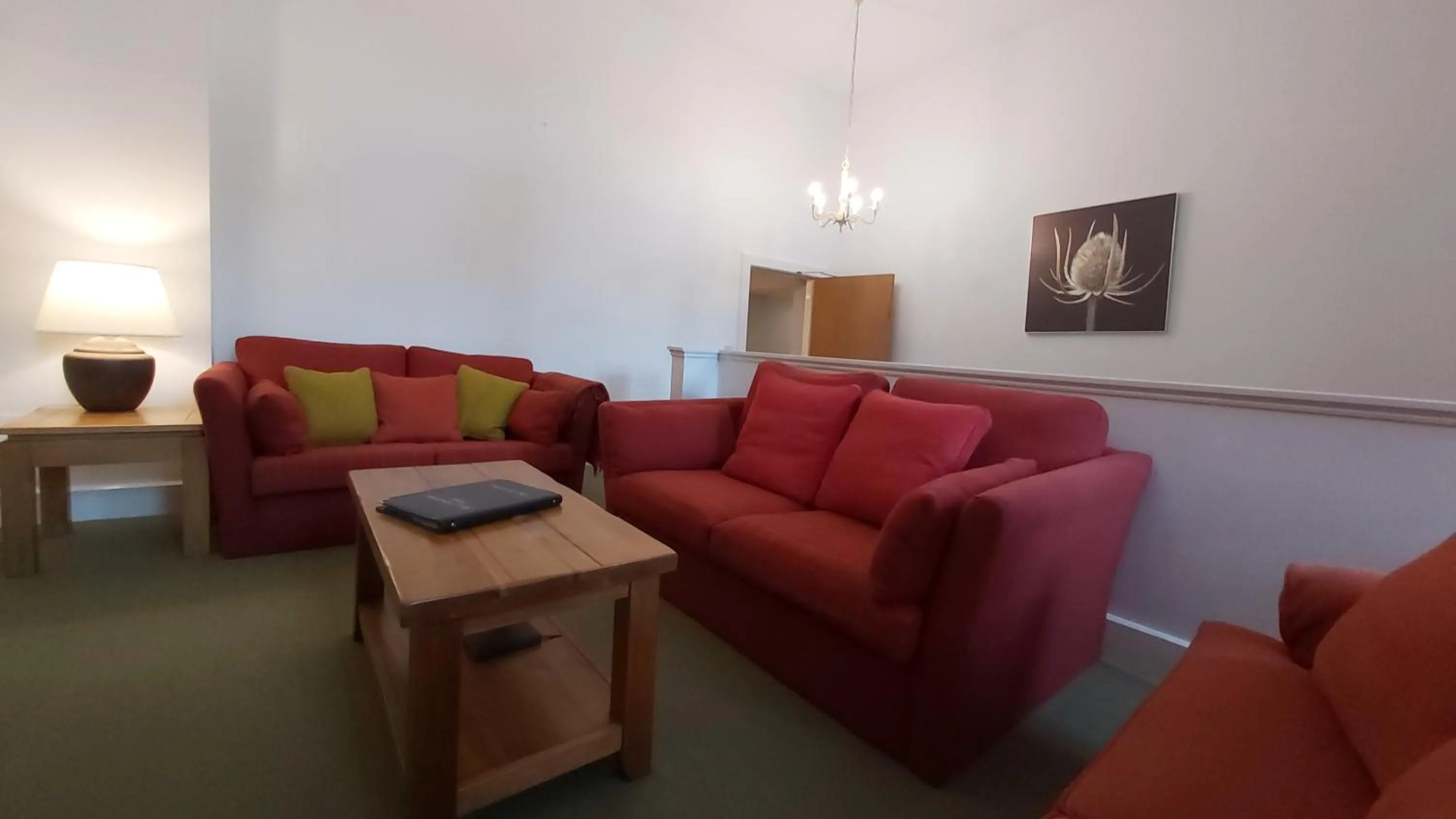 Living room in Old School Apartments Highland Club