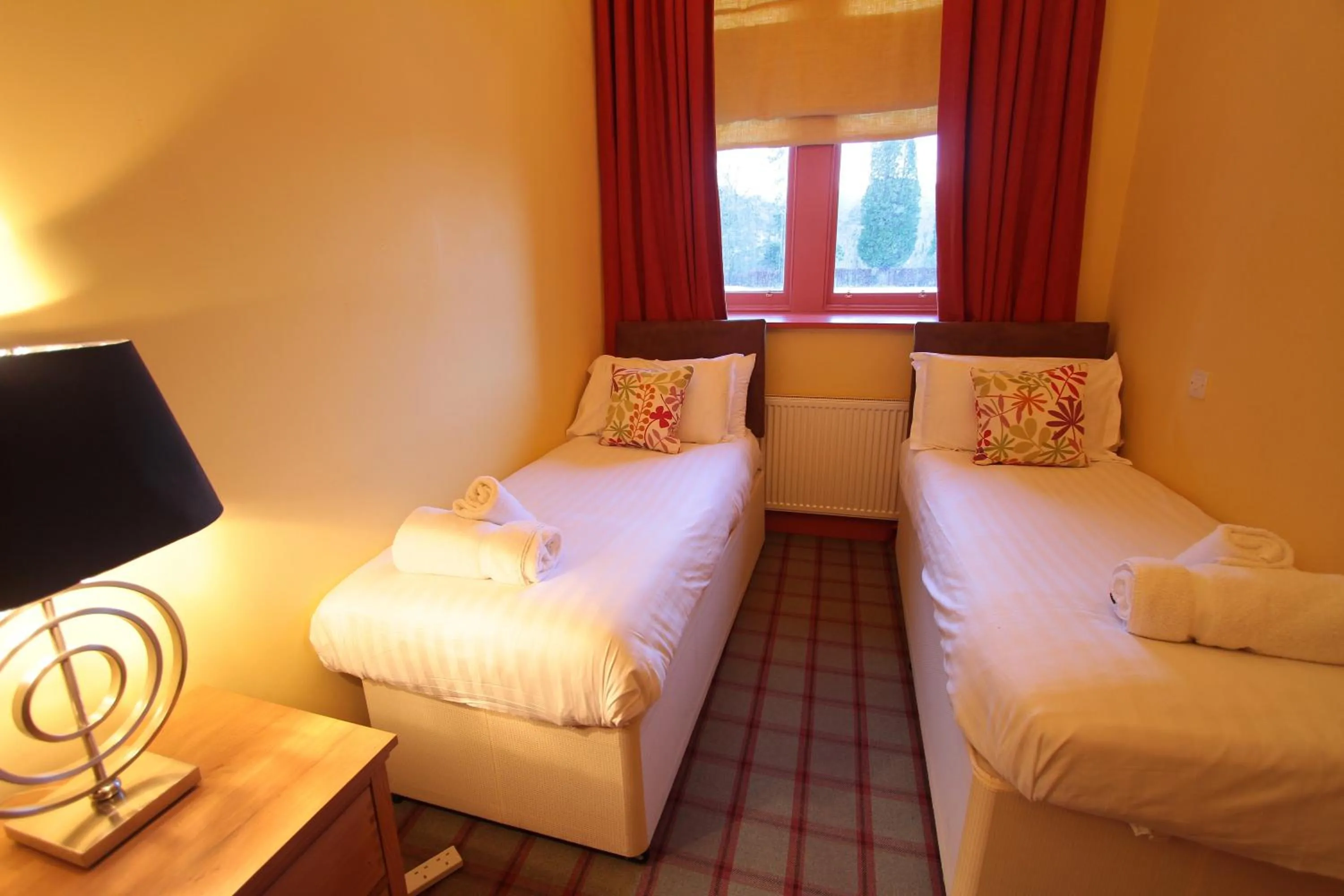 Bedroom, Bed in Old School Apartments Highland Club