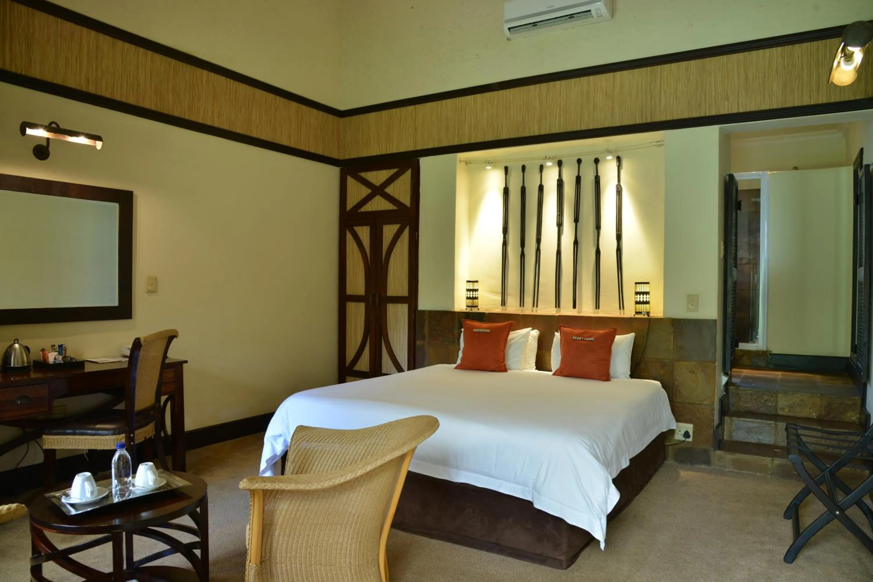 Bed in Glenburn Lodge & Spa