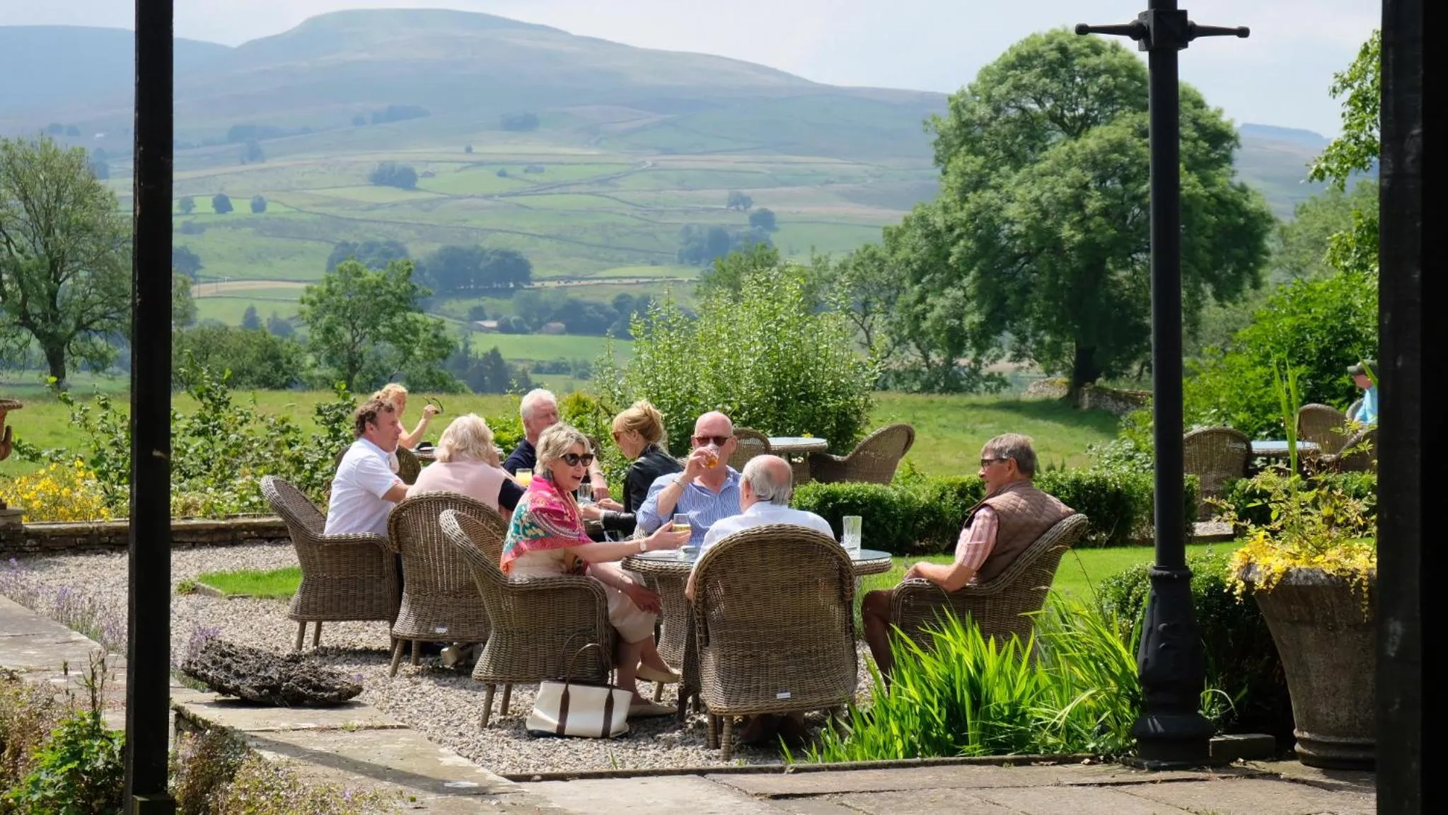 People in Simonstone Hall Hotel