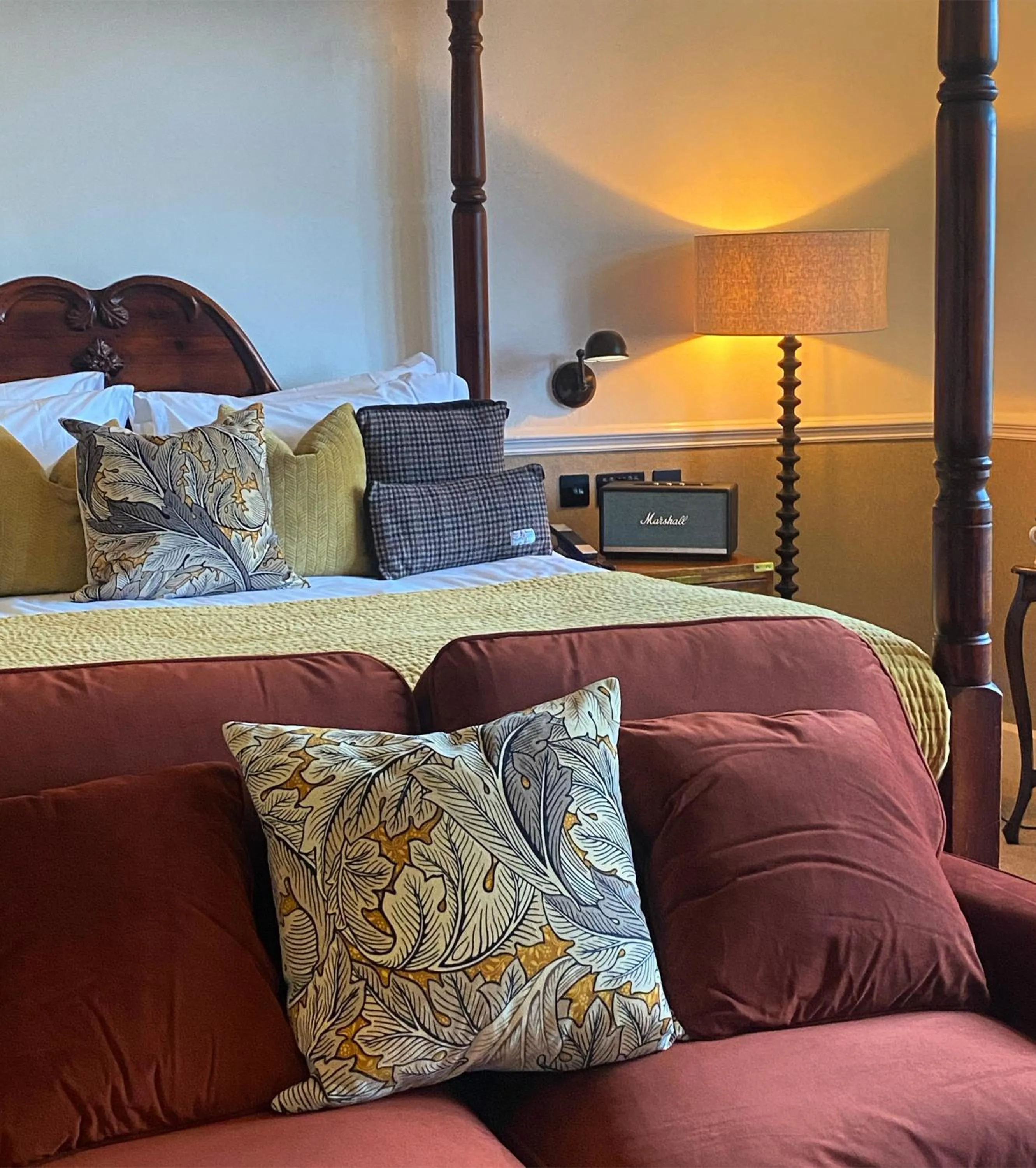 Bed in Simonstone Hall Hotel