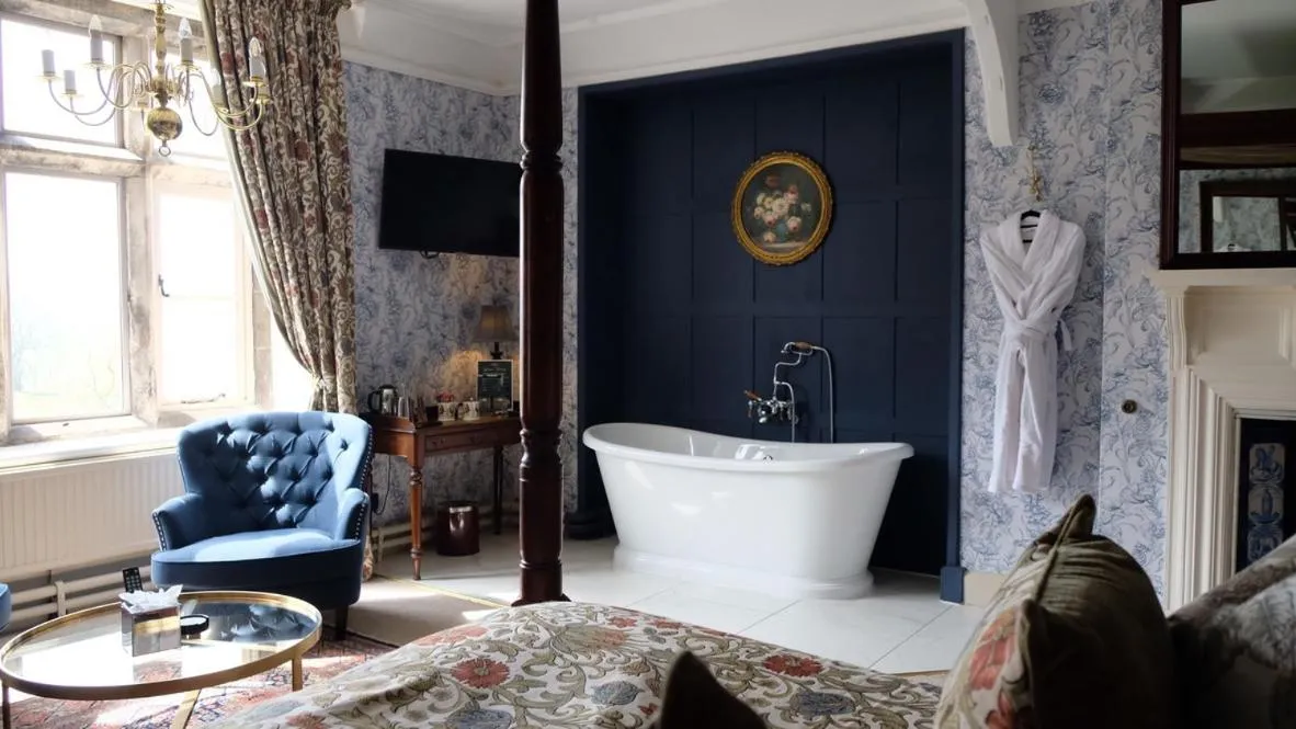 Bed in Simonstone Hall Hotel