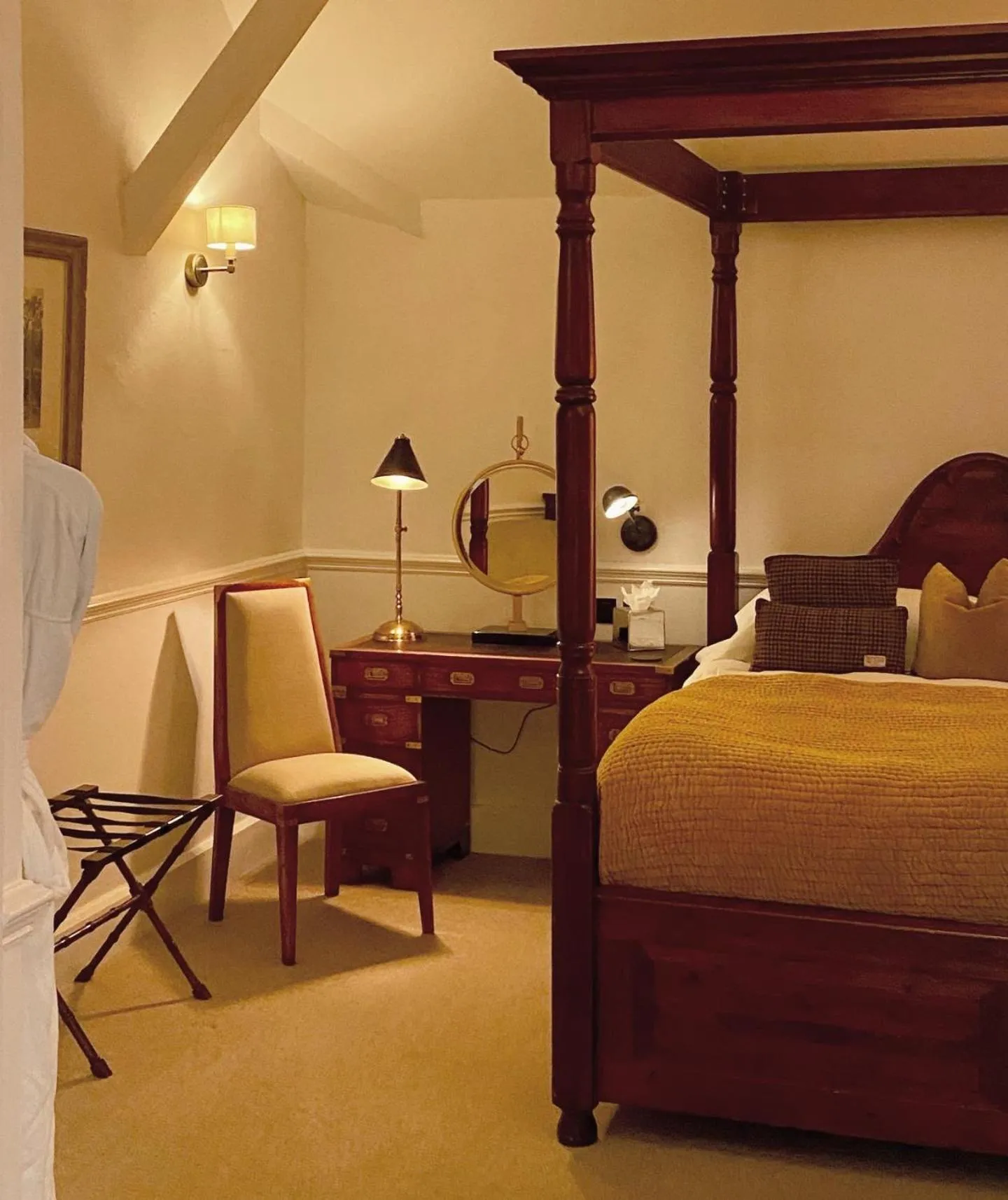 Bed in Simonstone Hall Hotel