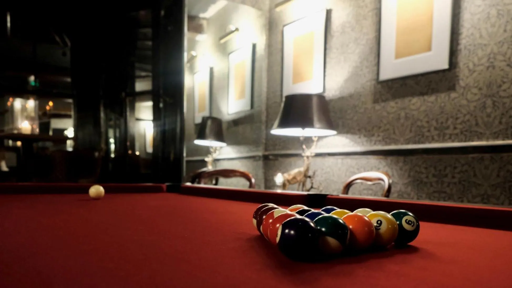 Game Room in Simonstone Hall Hotel