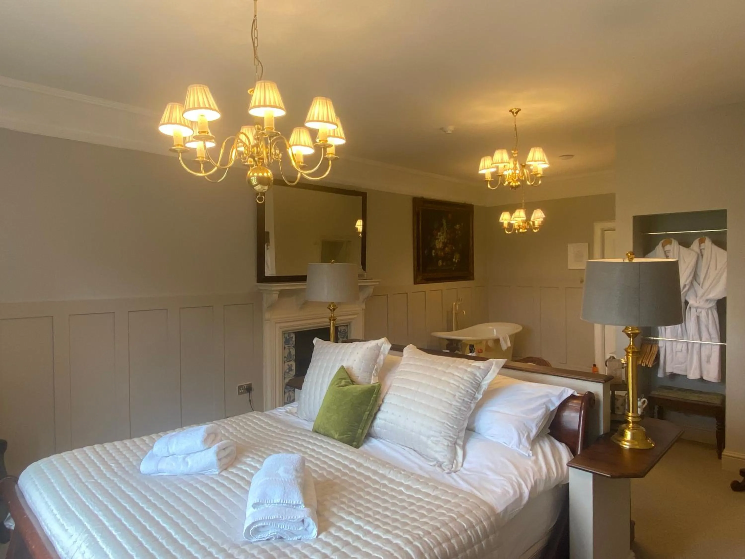 Bed in Simonstone Hall Hotel