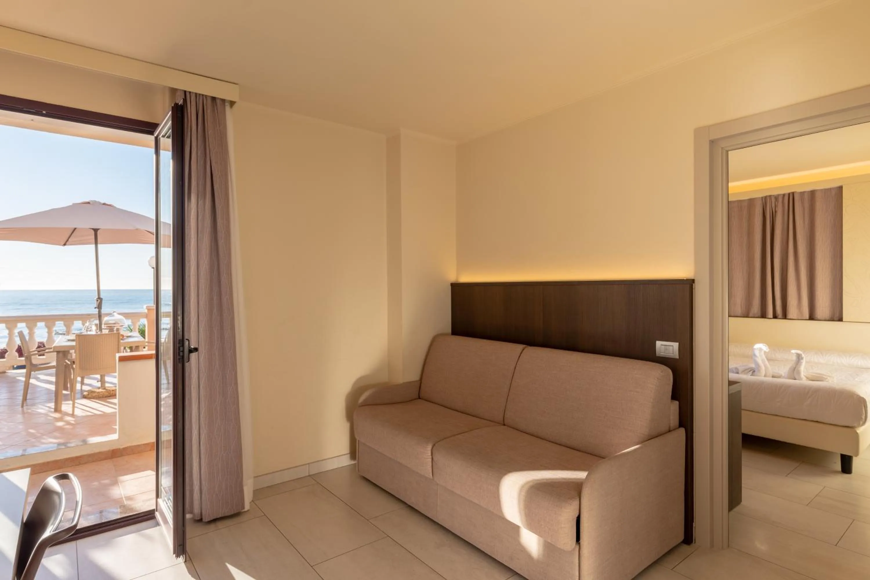 Living room, Bed in Del Prado