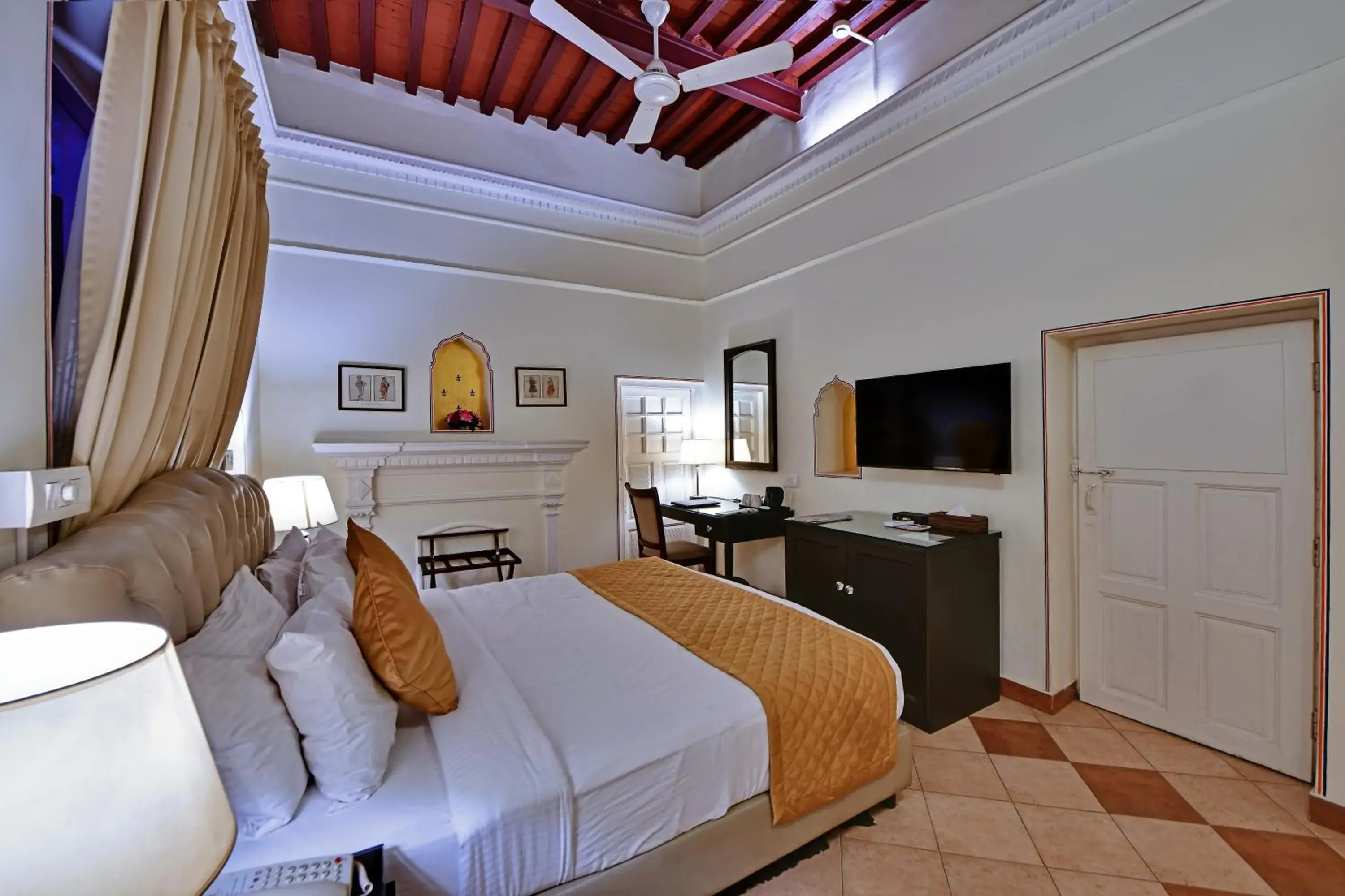 Bedroom in WelcomHeritage Ramgarh Bedroom in WelcomHeritage Ramgarh