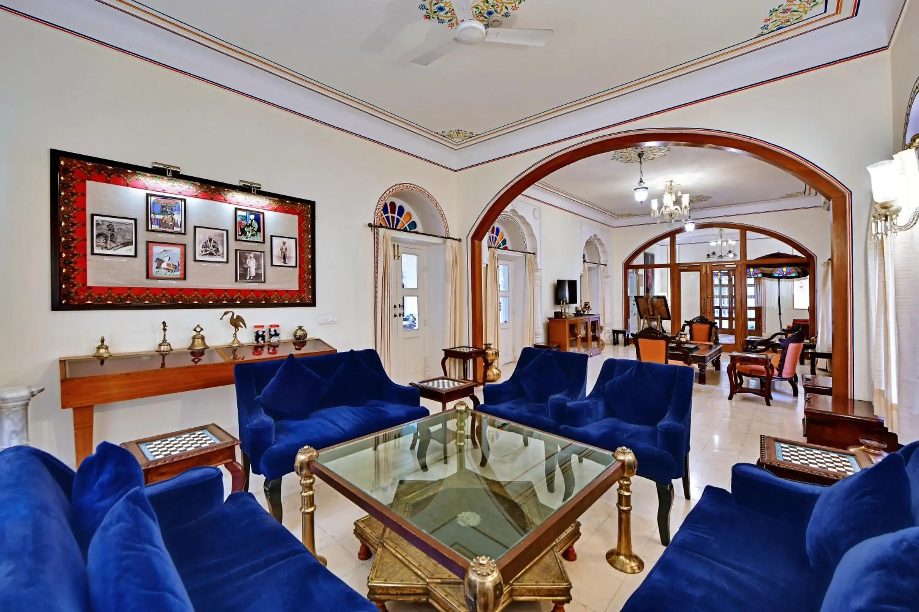 Lounge or bar in WelcomHeritage Ramgarh Lounge or bar in WelcomHeritage Ramgarh