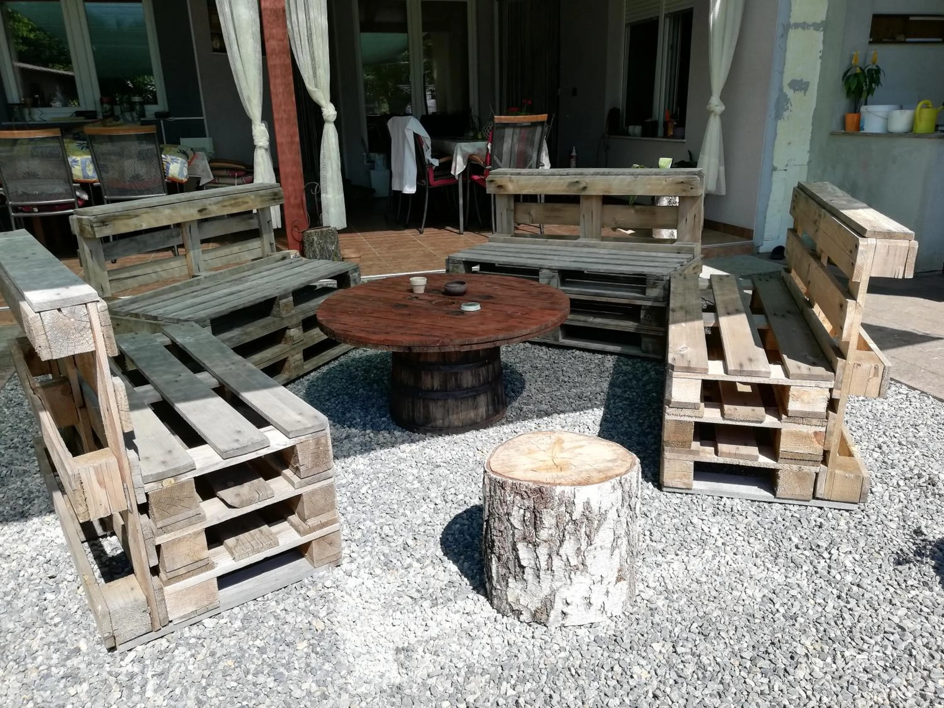 Balcony/Terrace in Studio Apartments Korosteljev