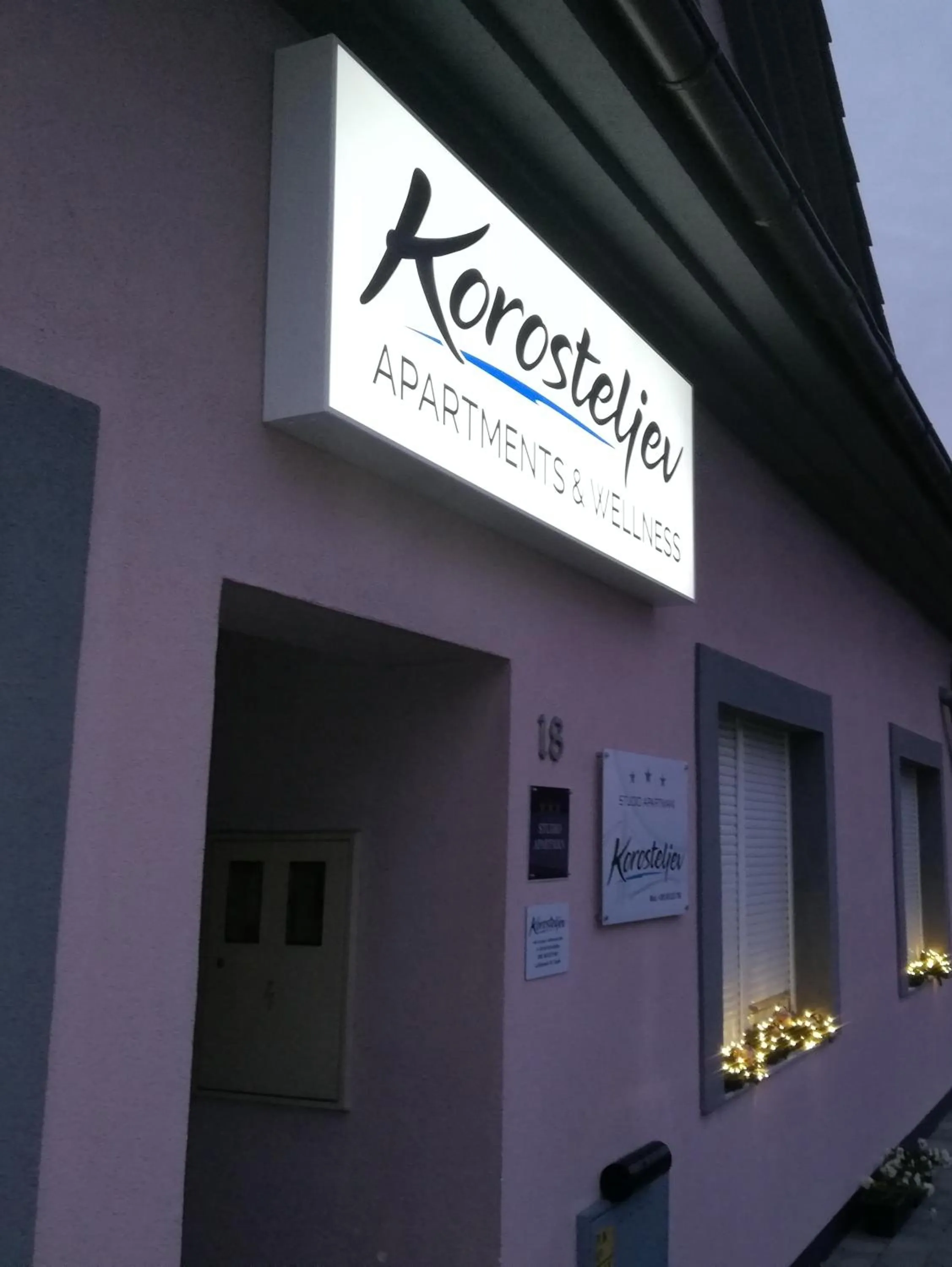 Property building in Studio Apartments Korosteljev