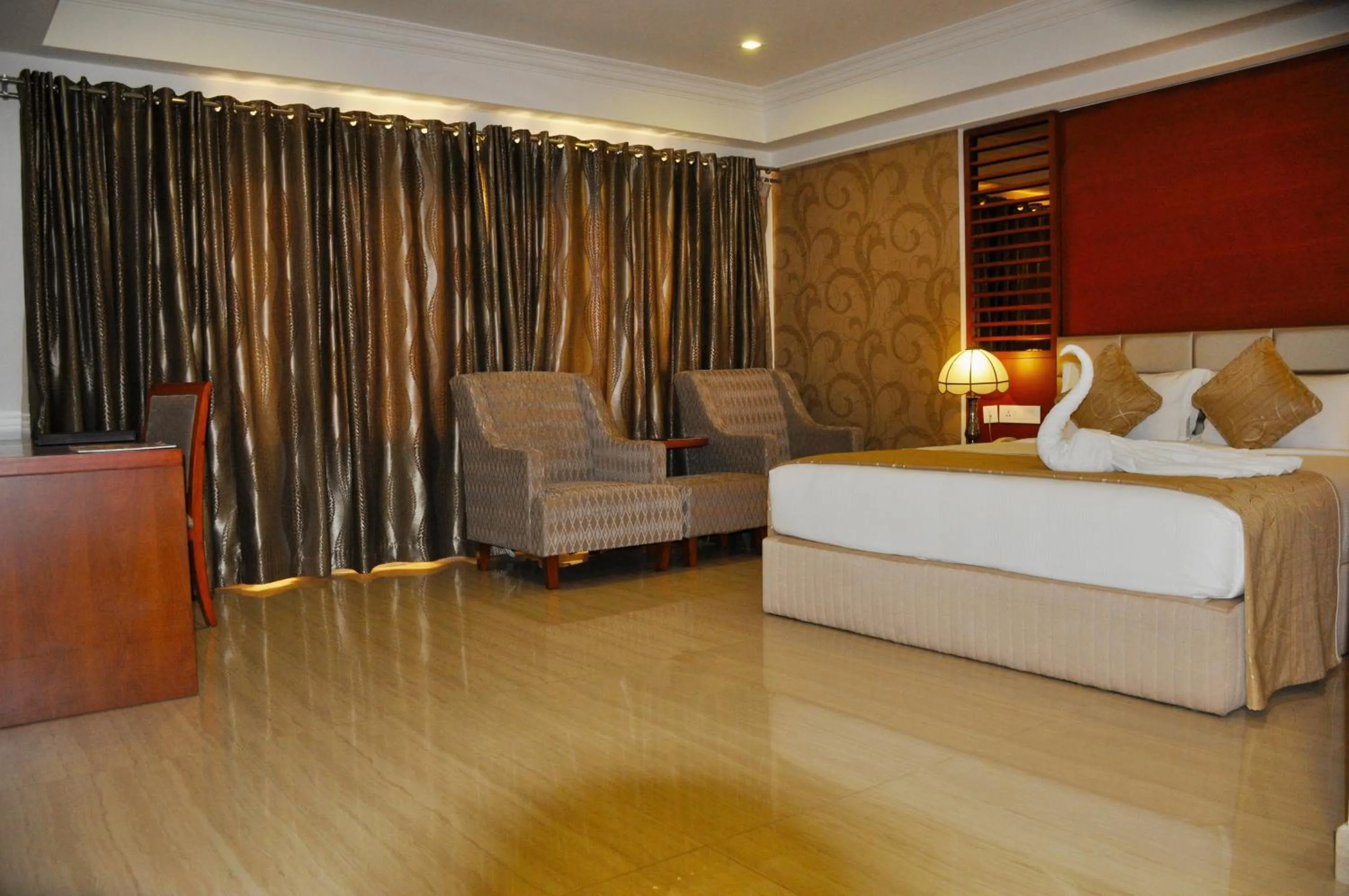 Bedroom in Lake Palace Trivandrum