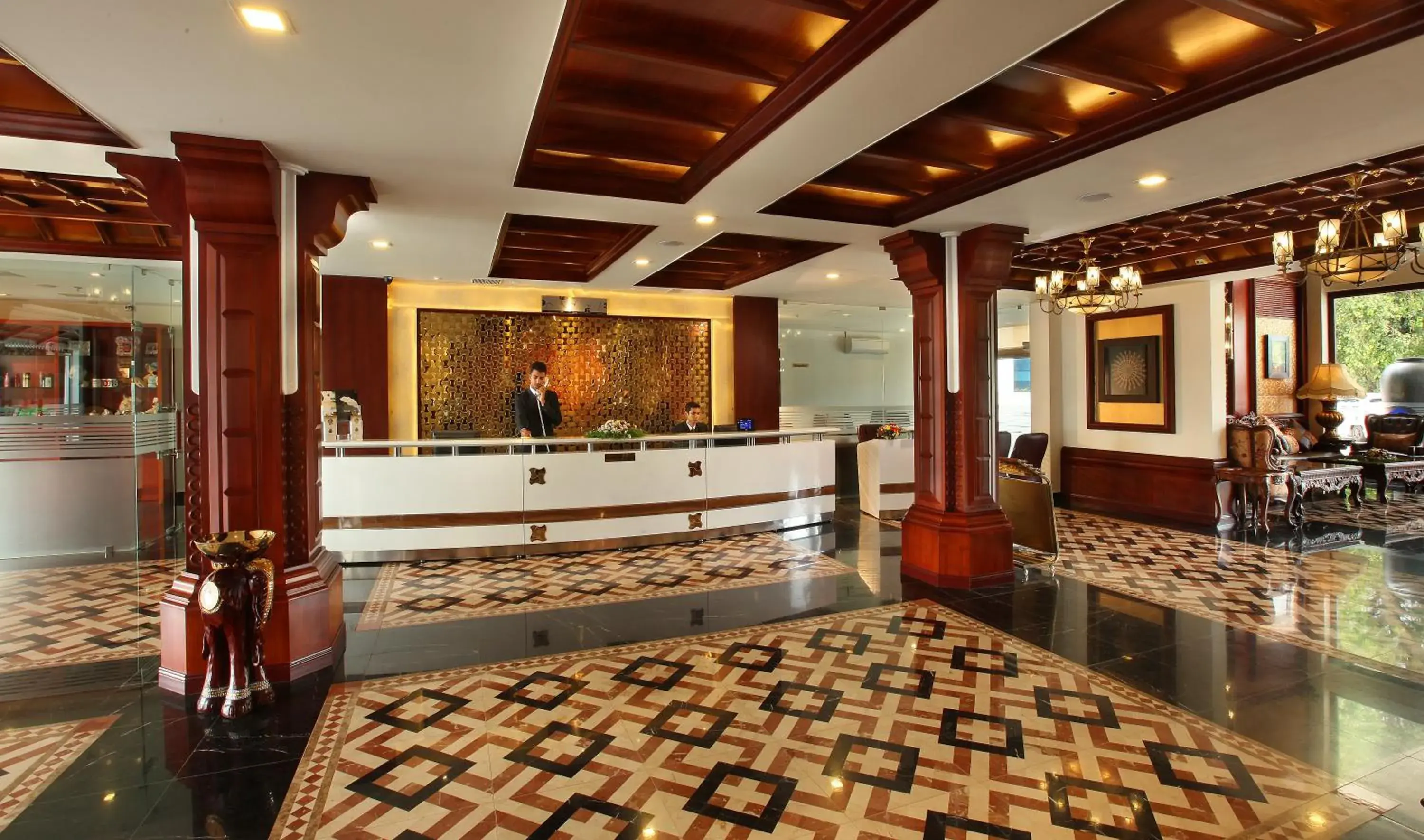 Lobby or reception in Lake Palace Trivandrum Lobby or reception in Lake Palace Trivandrum