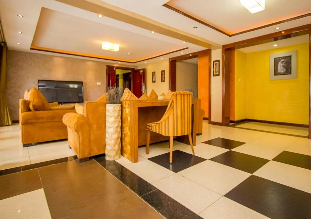 Living room in Clarence House Nairobi