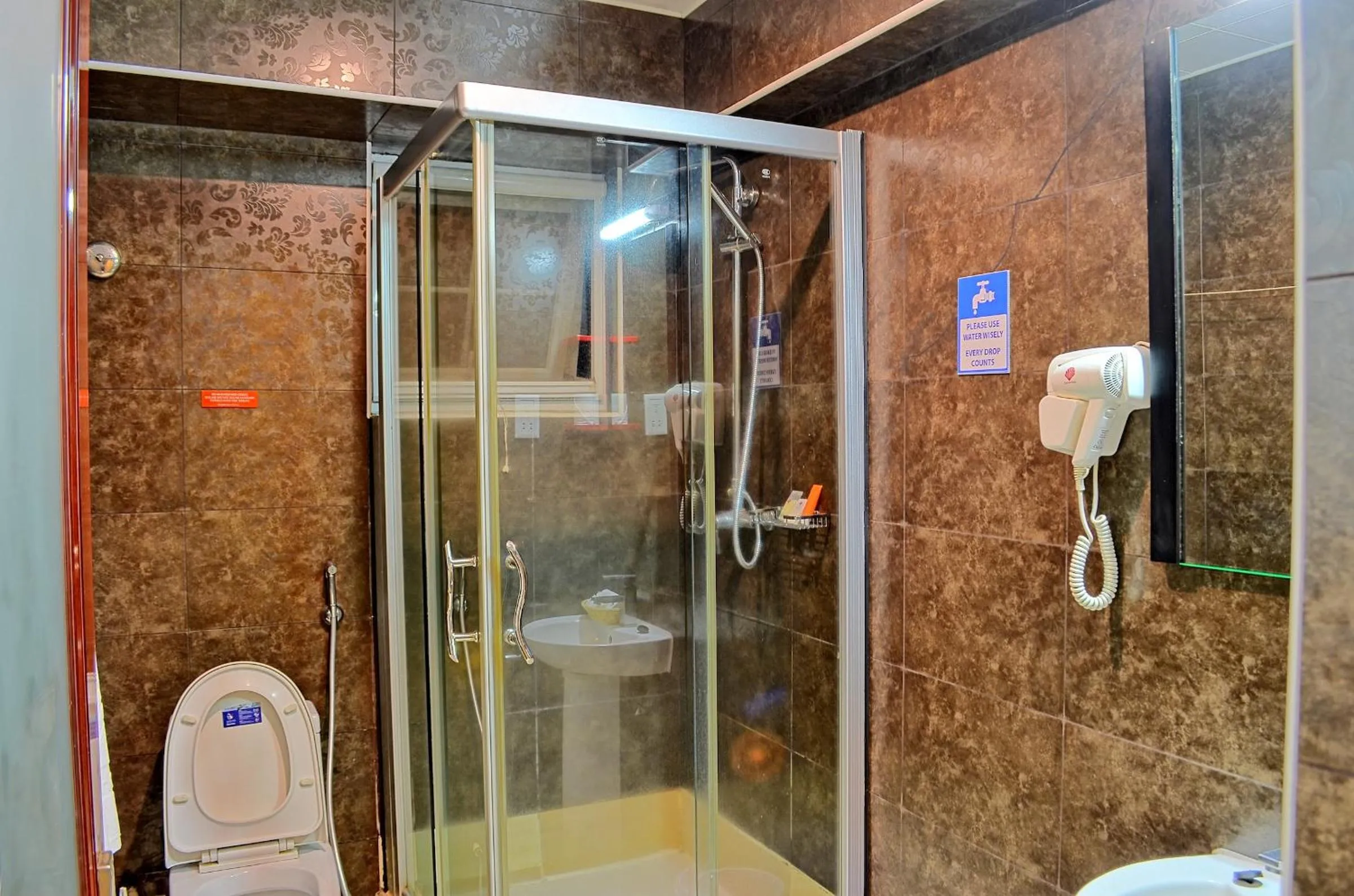 Shower in Clarence House Nairobi