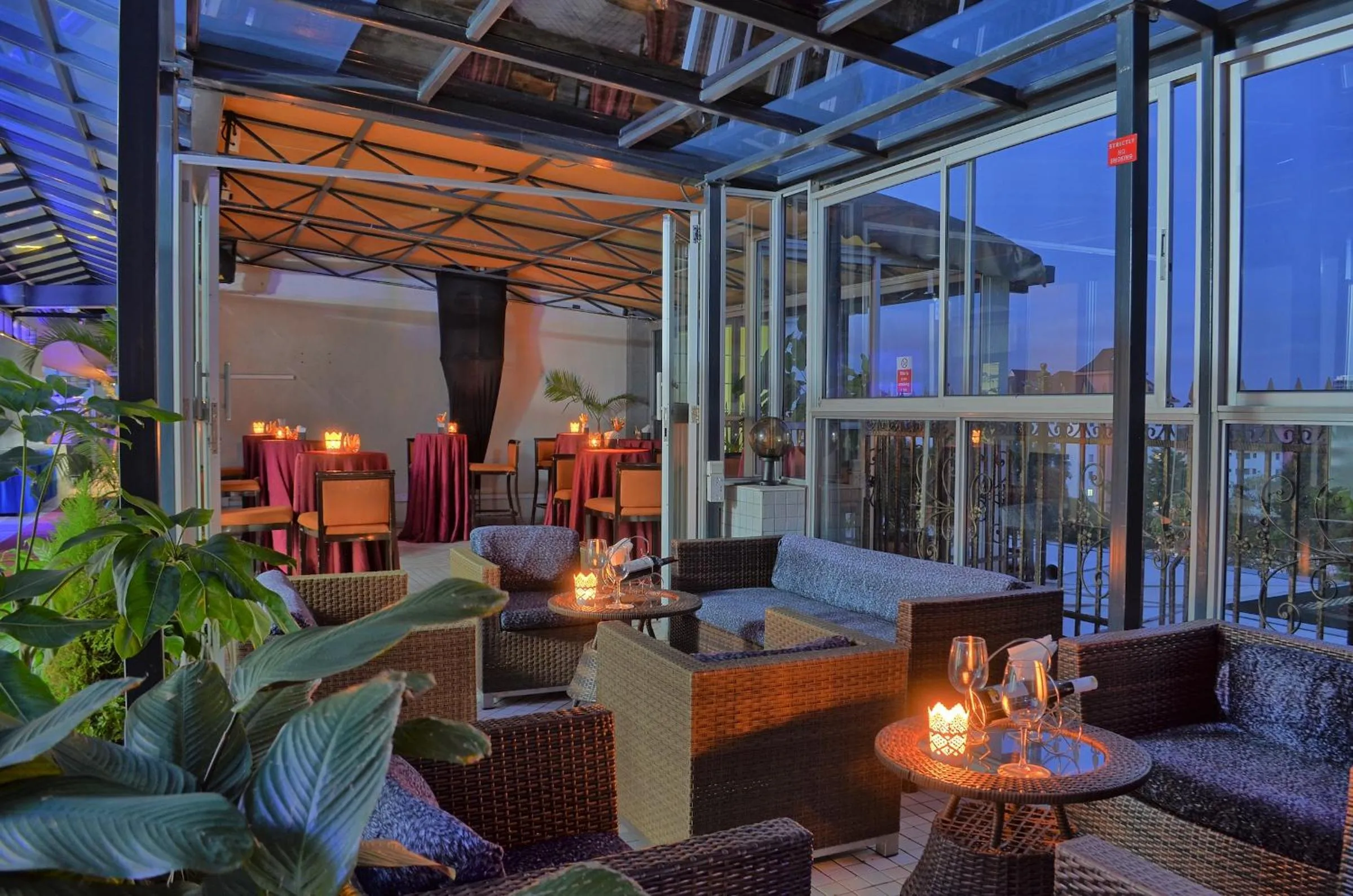 Seating area in Clarence House Nairobi