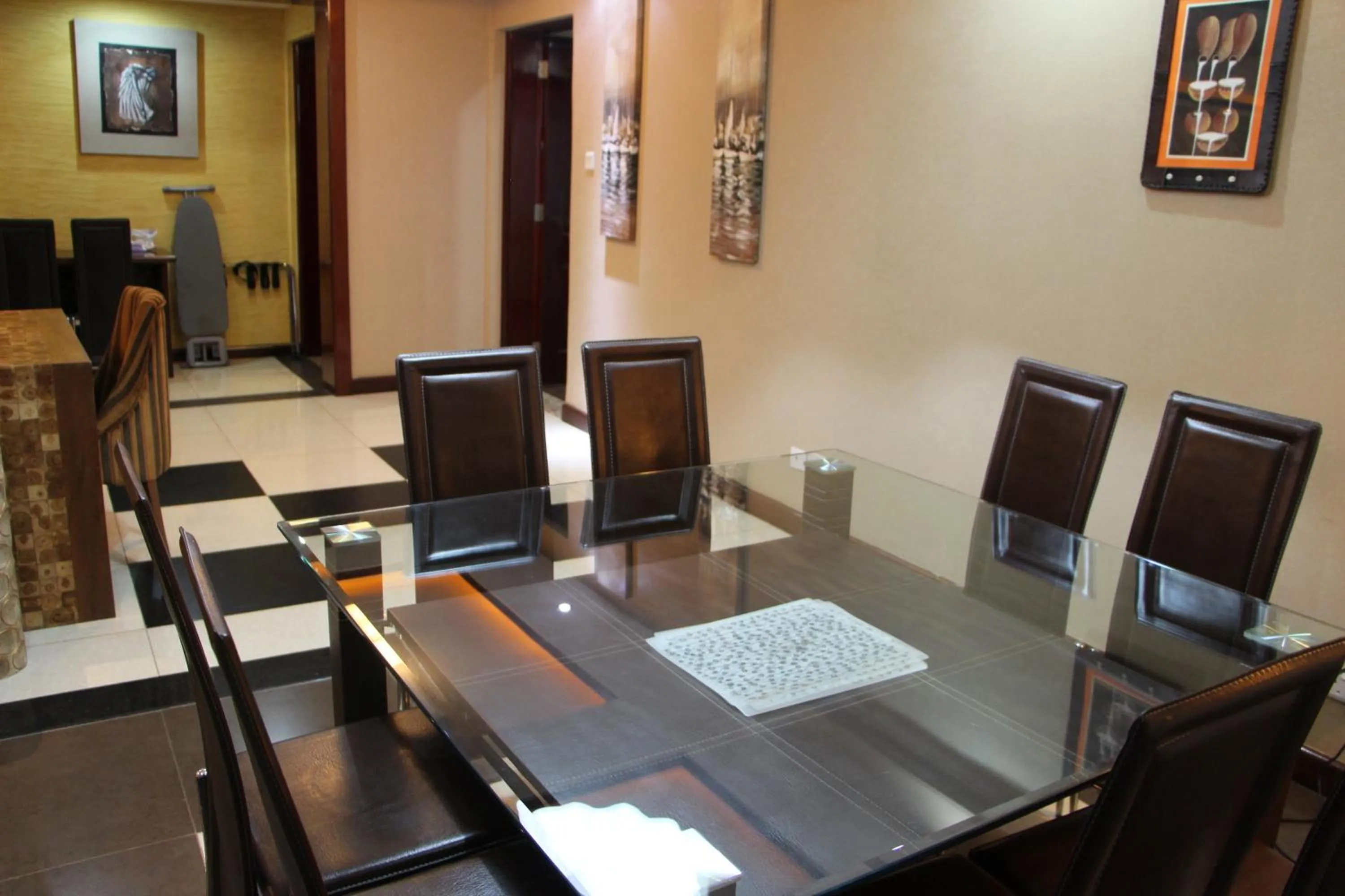 Dining area in Clarence House Nairobi