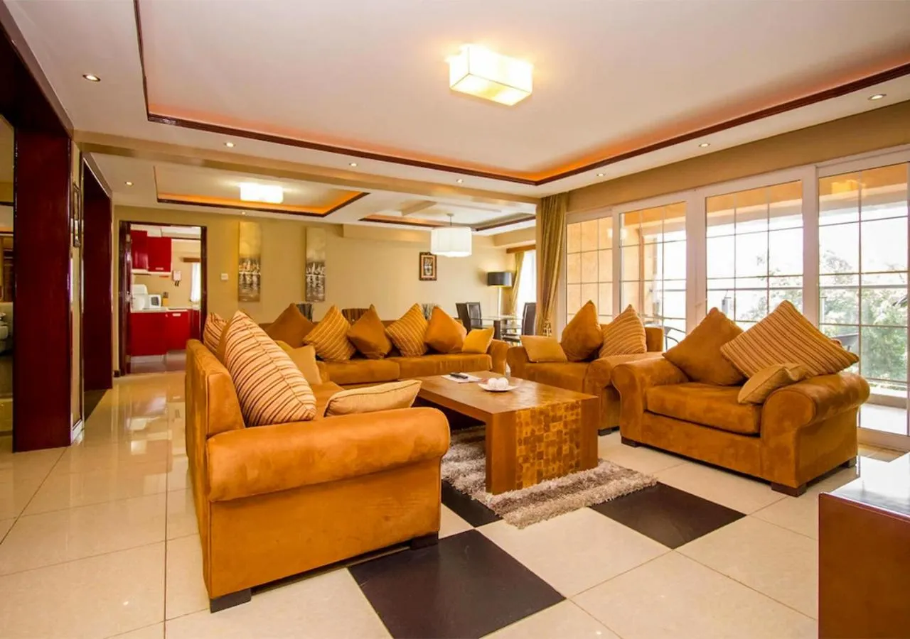 Living room in Clarence House Nairobi