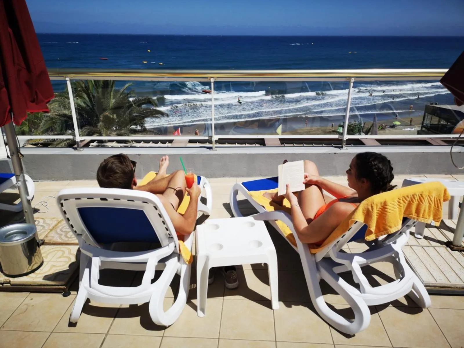 People in Atlantic Beach Club