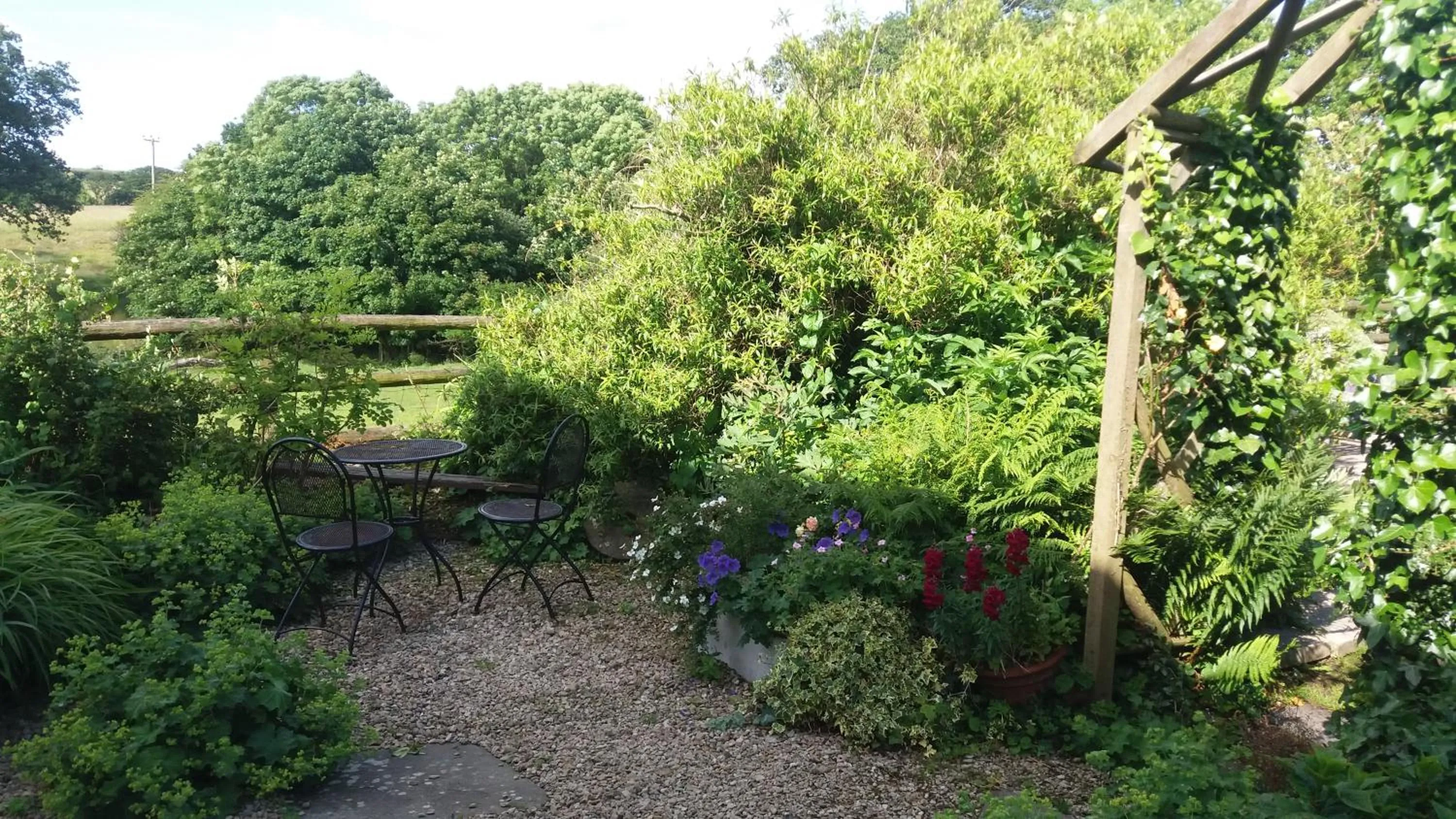 Garden view in Rectory Farm