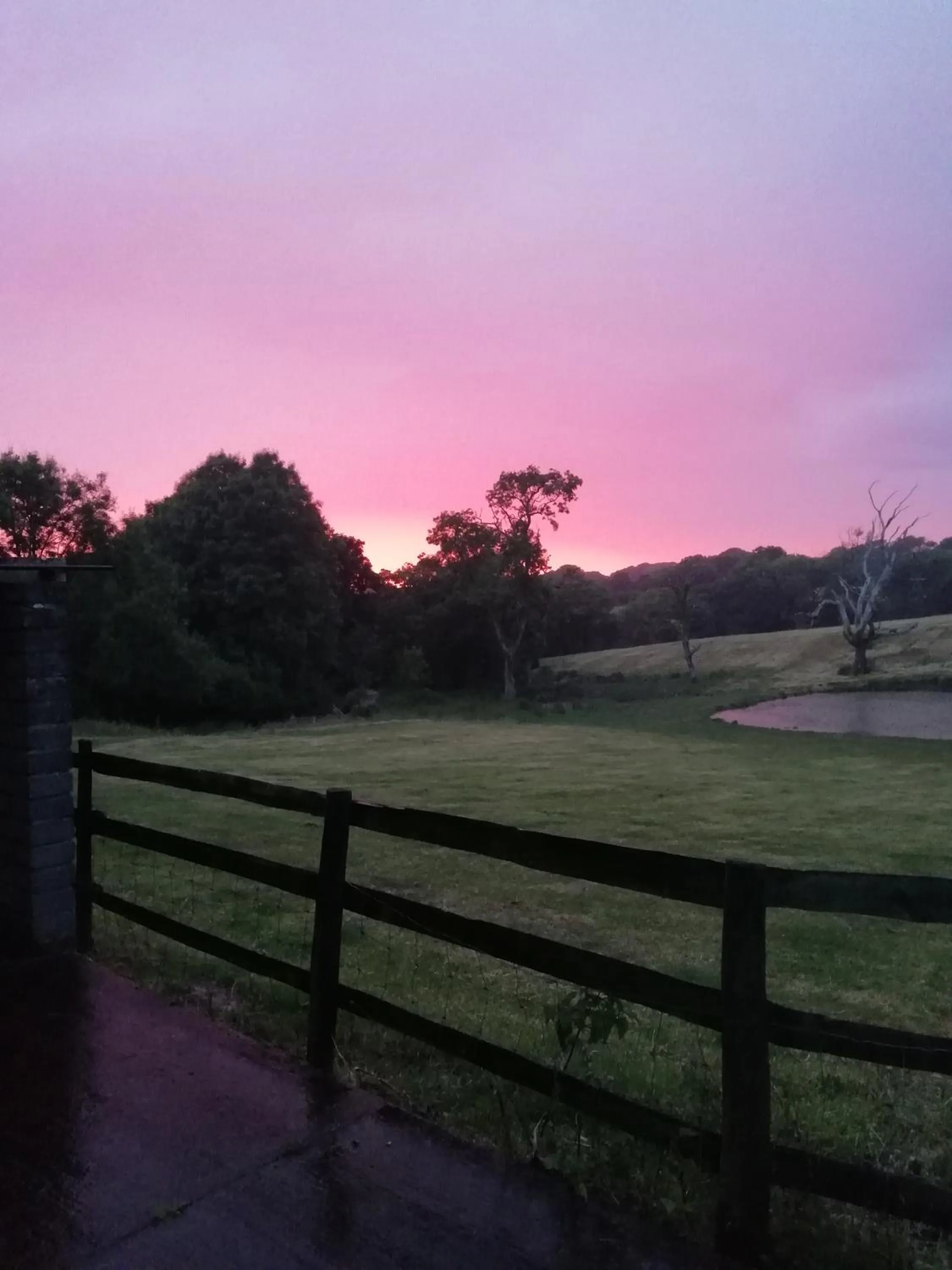 Sunset in Rectory Farm